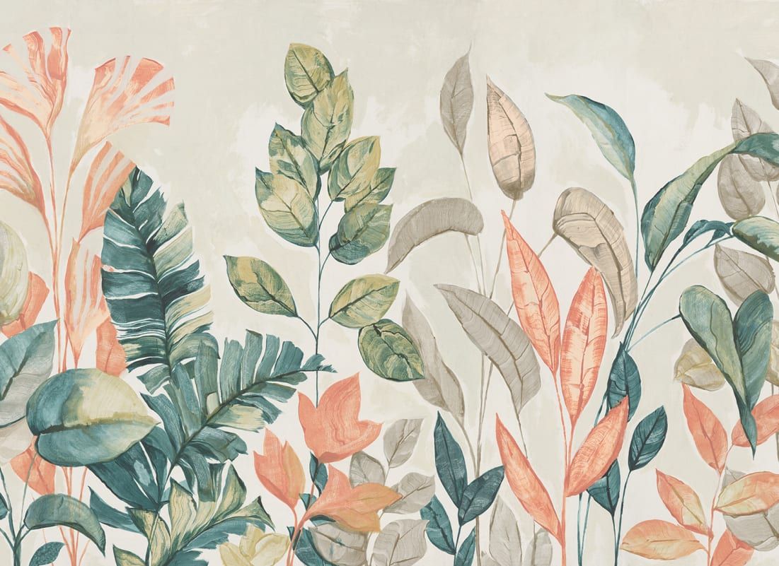 1101x801 Happy Plants, Pastel