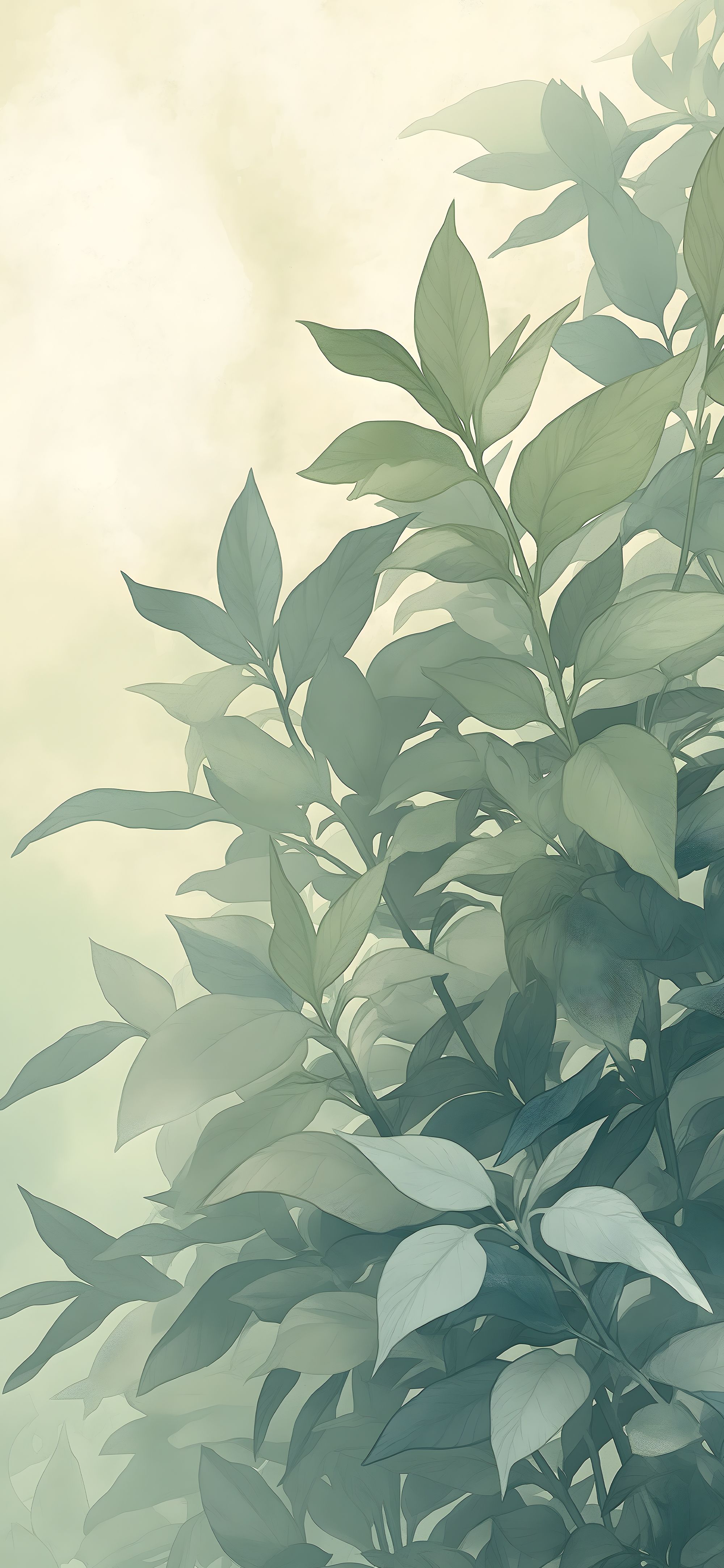 2000x4329 Subtle Plant Aesthetic Wallpaper Plant Wallpaper iPhone