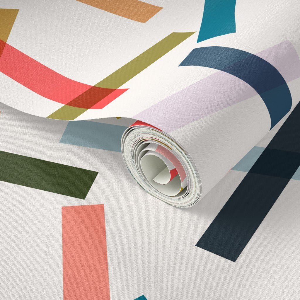 1024x1024 Washi Tape Confetti Children's Wallpaper and Stick Removeable / Sample 11 x 24 inches