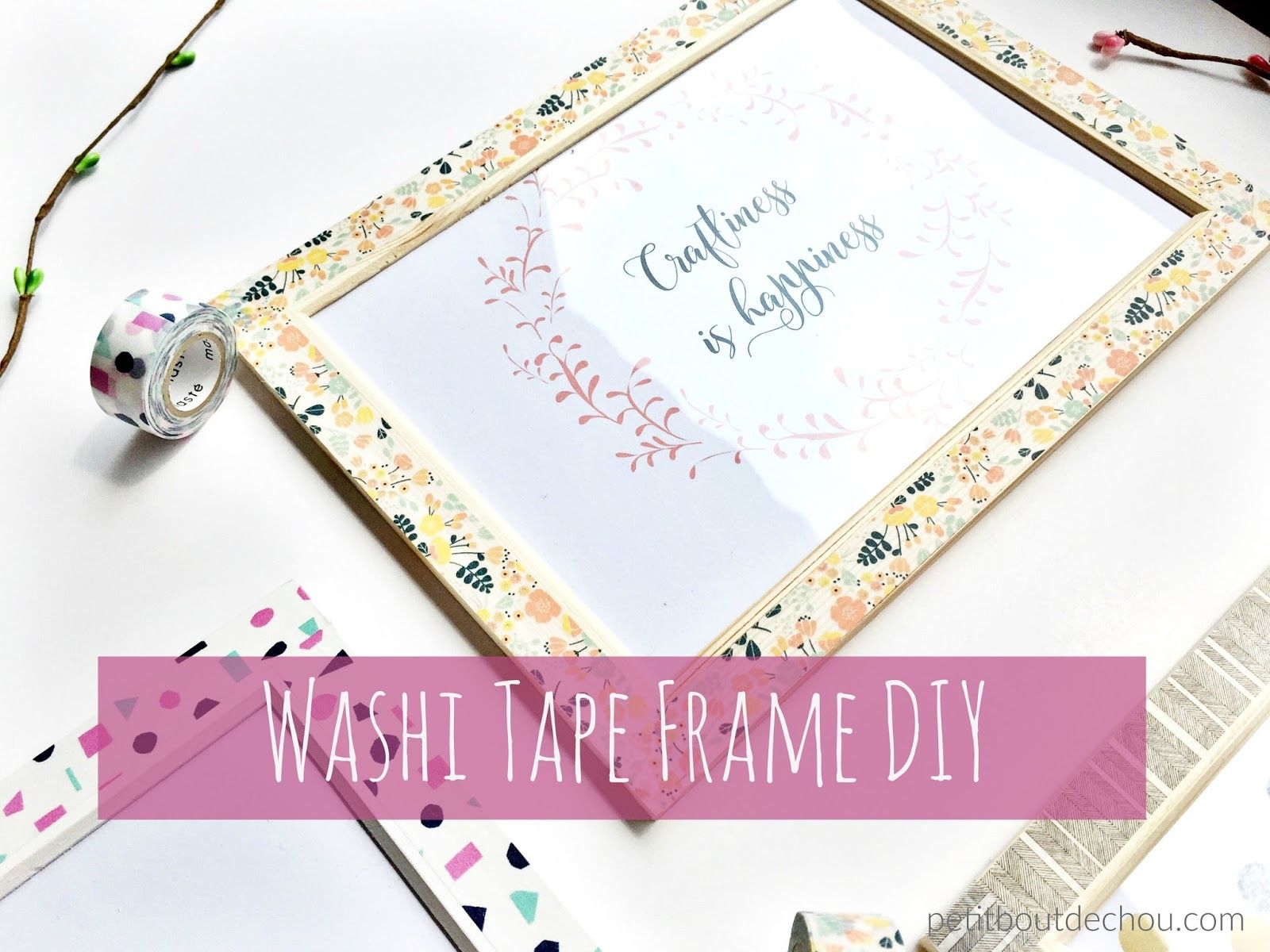 1600x1200 Washi Tape Frame DIY Bout de Chou