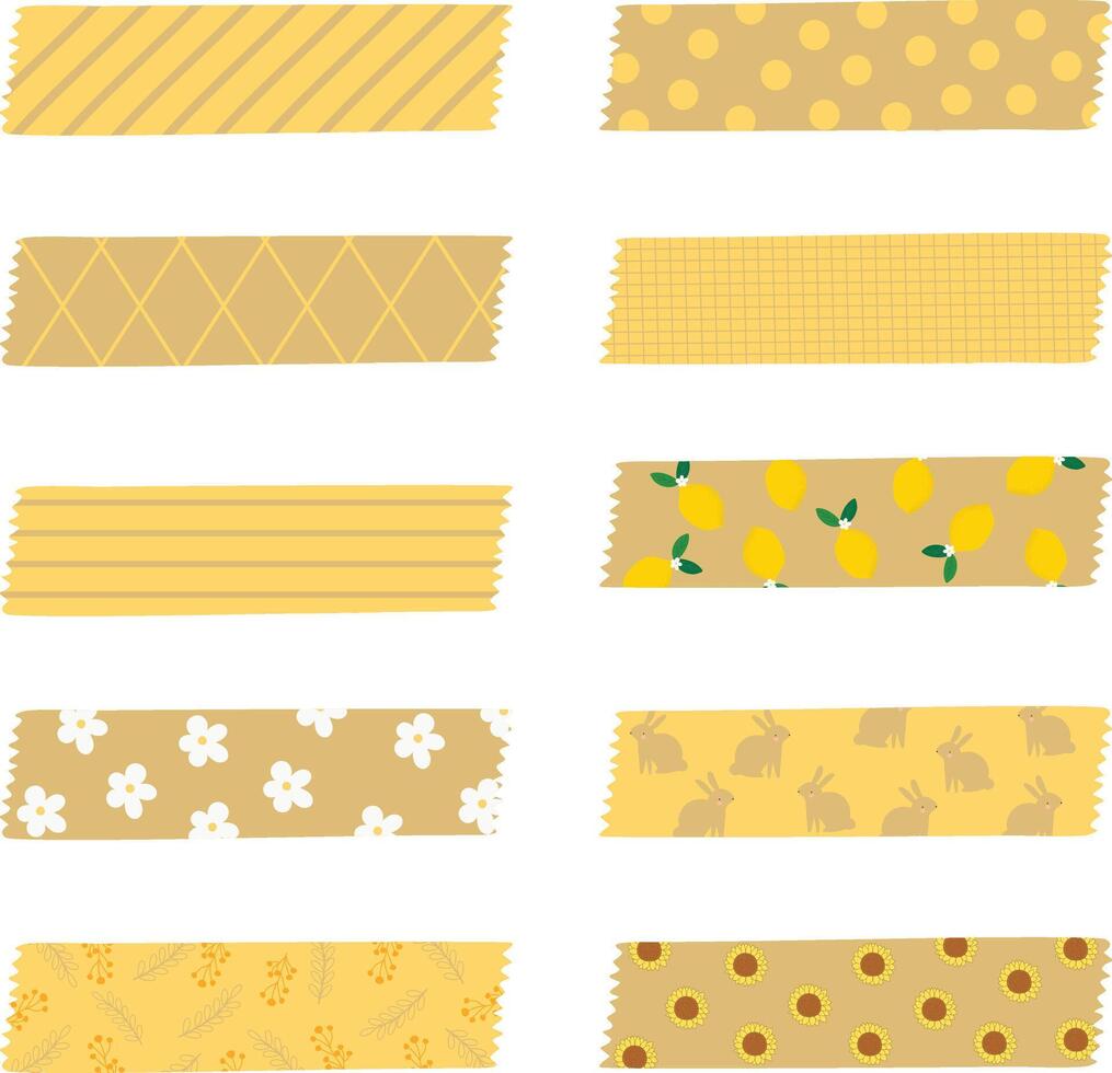 1015x980 set of cute Digital Washi type elements hand drawn vector illustration for decorate invitation greeting birthday party celebration wedding card poster banner wallpaper paper wrap background