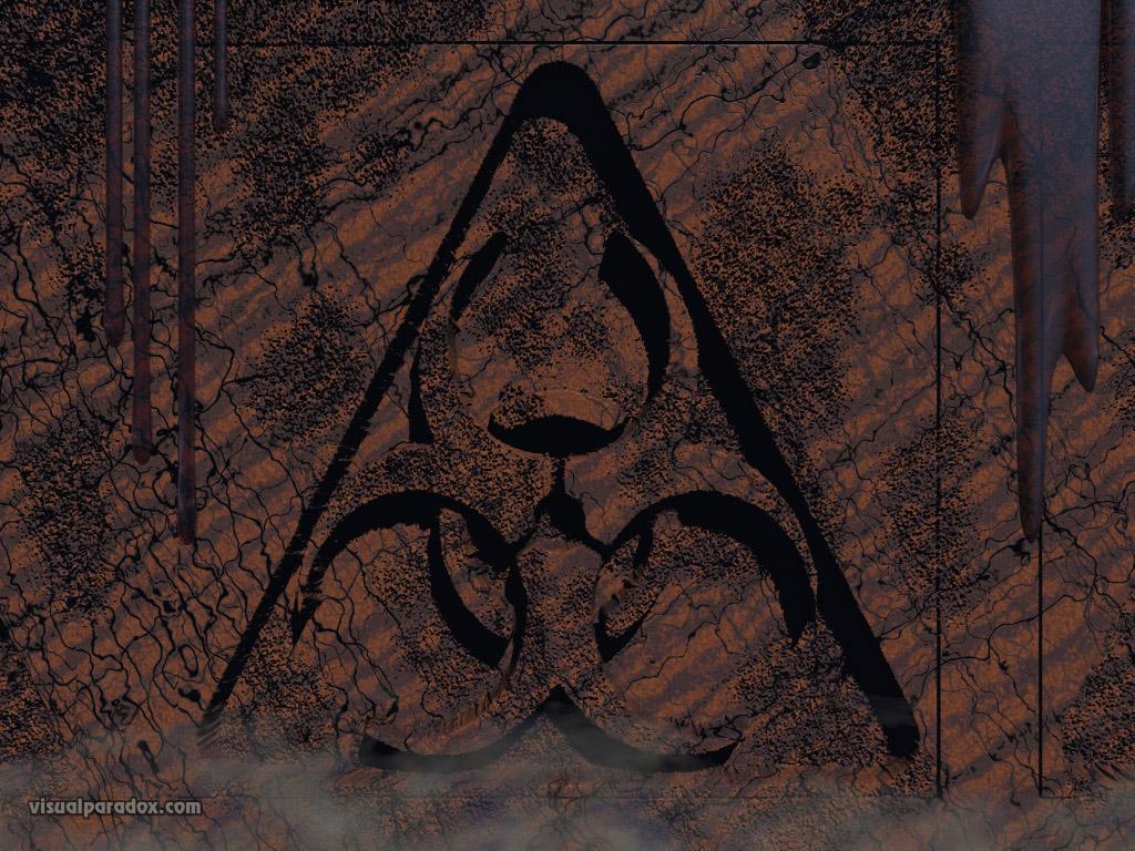 1024x768 Free 3D Wallpaper 'Biohazard' 1024x768