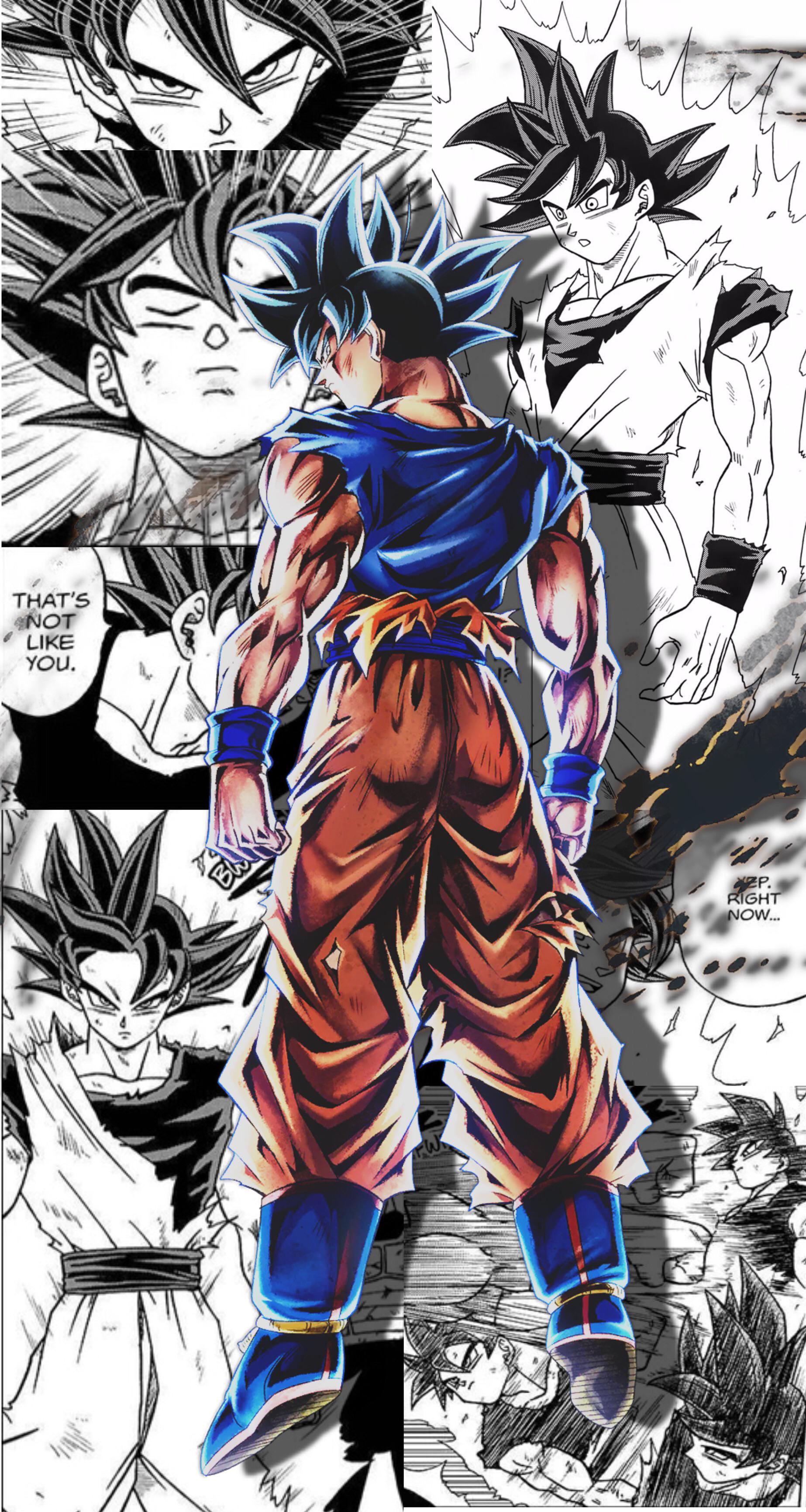 1846x3464 I made a Ui Sign Goku and Jiren wallpaper, i hope you all like it!