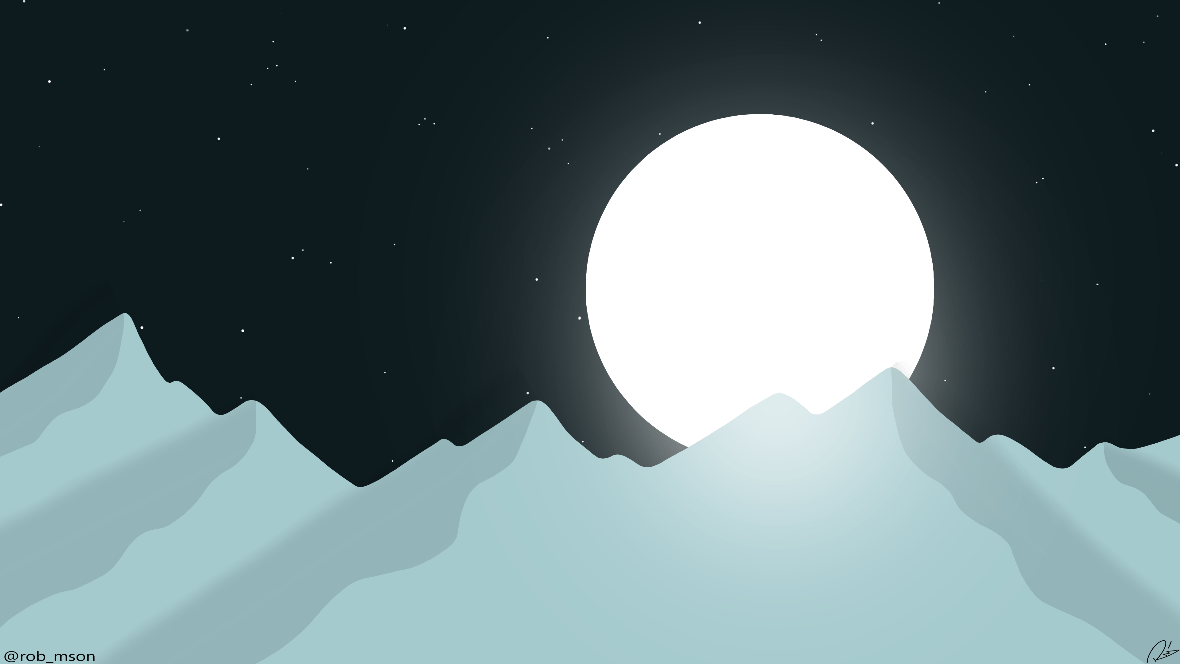 3840x2160 Bright moon [3840x2160]