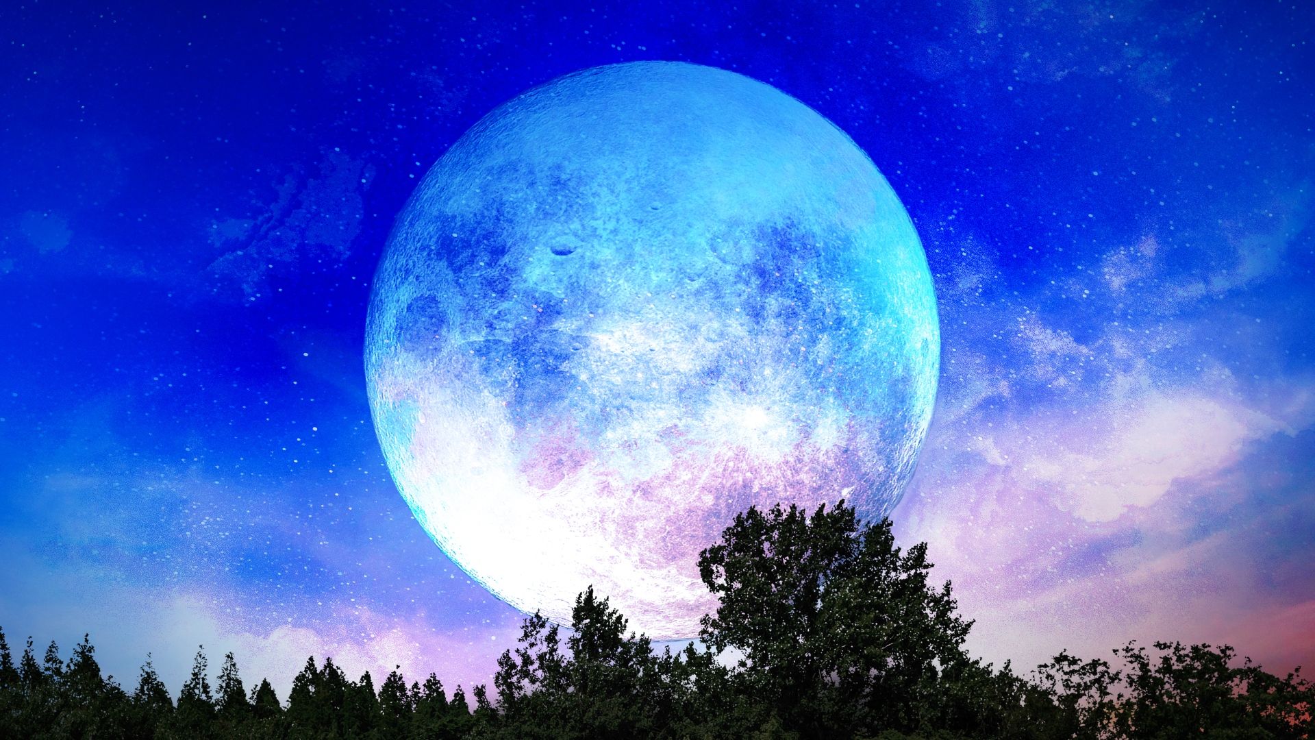 1920x1080 Why is the Moon so bright tonight? Highly charged Leo Moon. Woman & Home