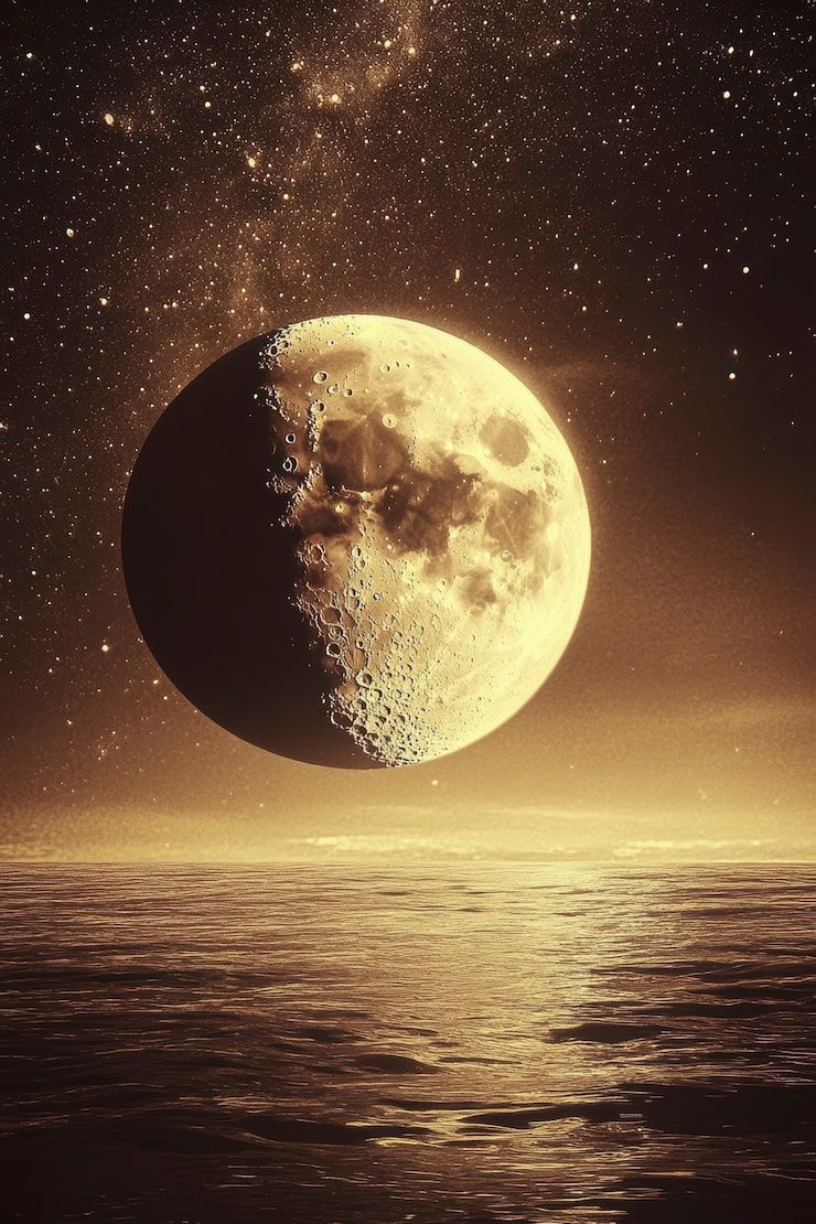 740x1110 Bright moon Image