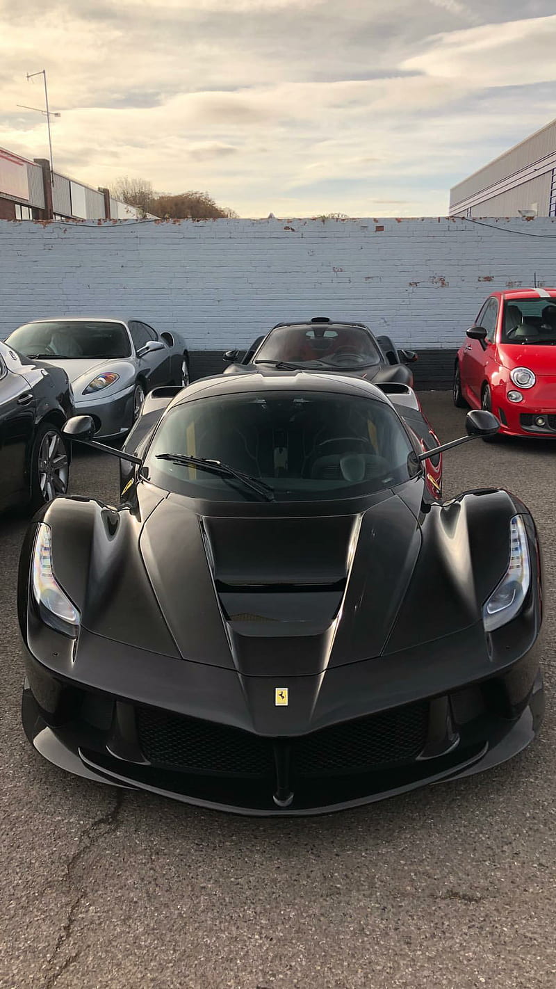 800x1422 Ferrari THE FERRARI, laferrari, black, car, hypercar, supercar, sports, america, HD phone wallpaper