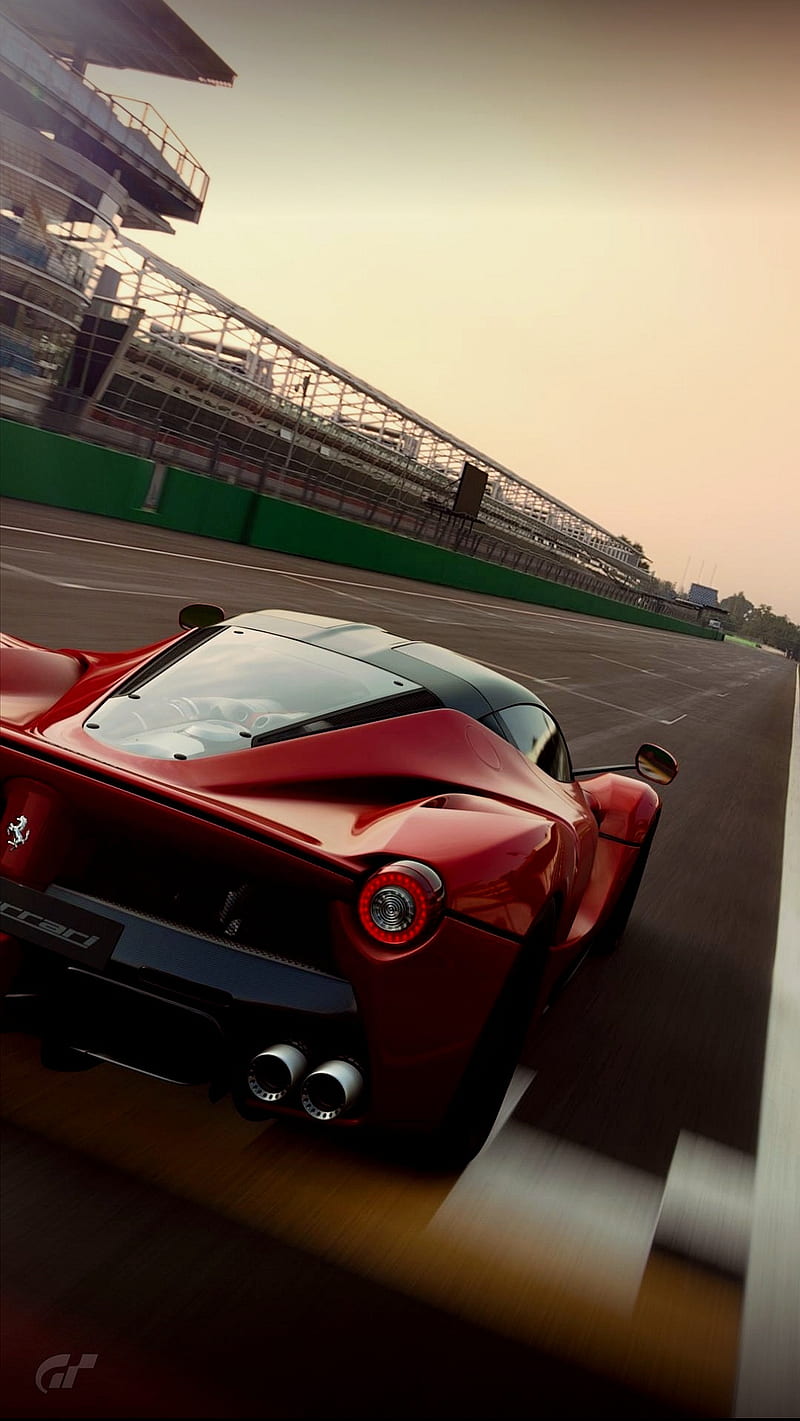 800x1421 Ferrari LaFerrari, car, gt, la ferrari, red, speed, track, v HD phone wallpaper