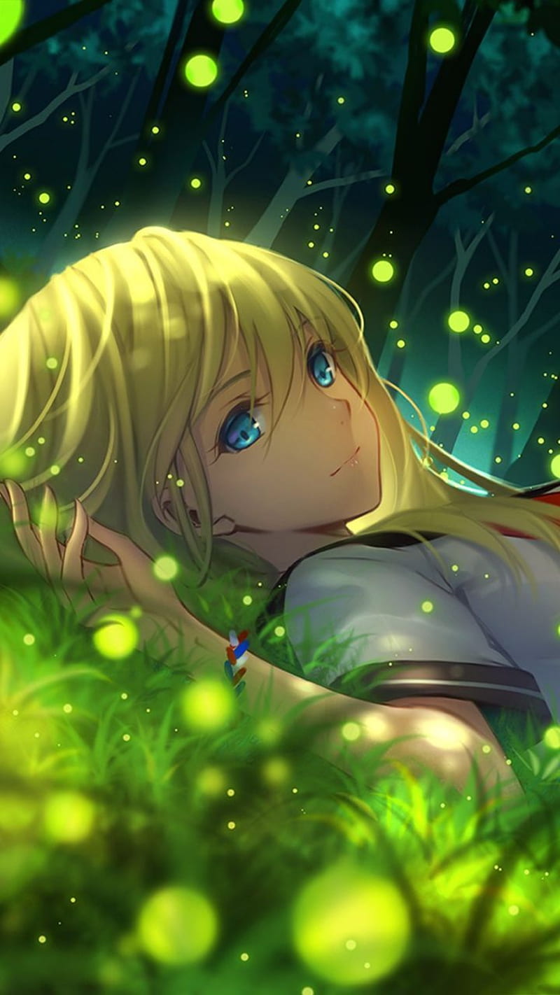 800x1422 Anime Forest, anime, forest, HD phone wallpaper