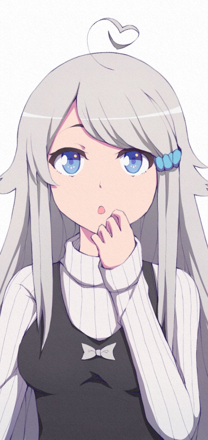720x1520 Phone wallpaper: Anime, Imouto Sae Ireba Ii, White Hair, Blue Eyes, Nayuta Kani 1372691