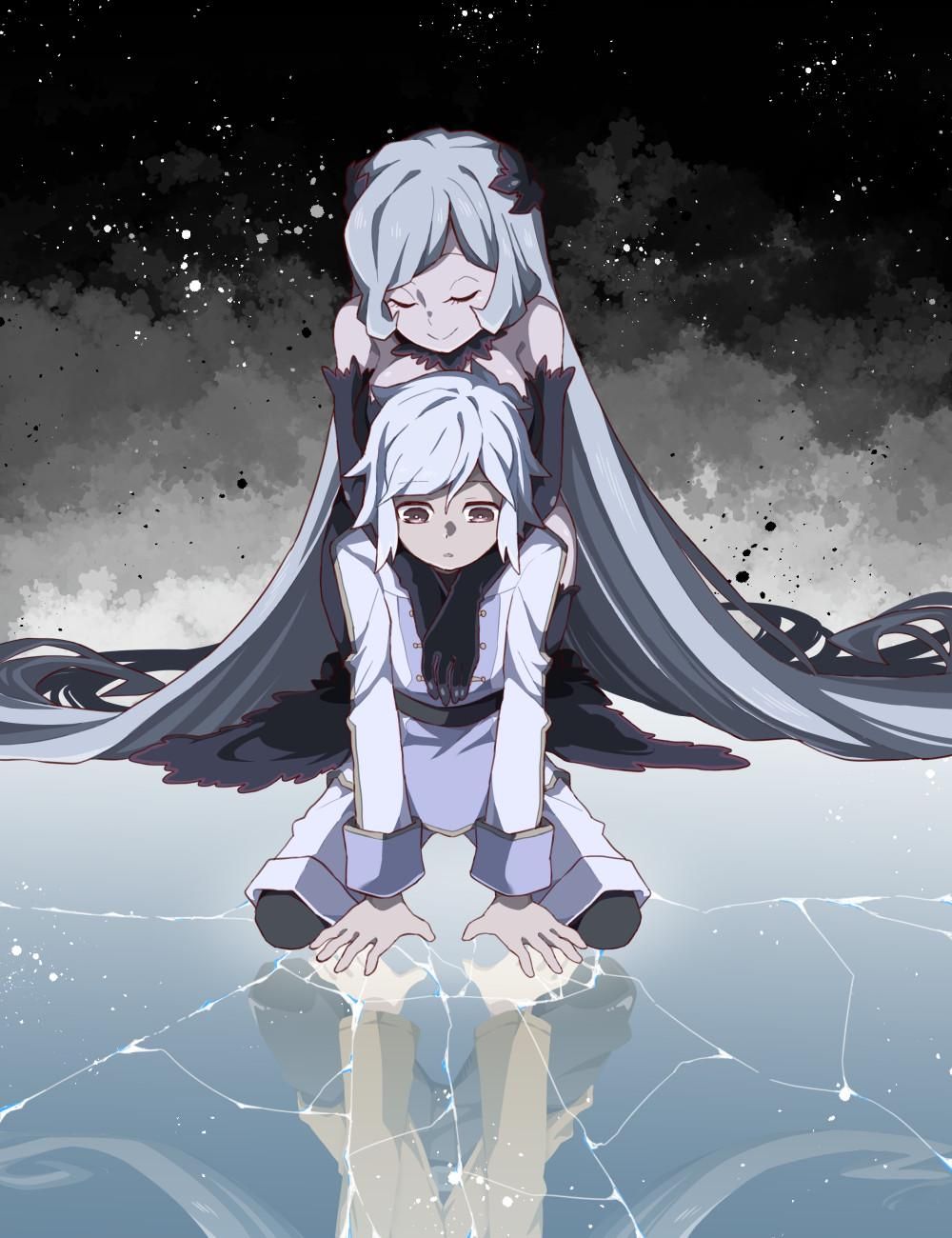 1000x1300 I WON'T GIVE IT TO ANYONE. BELL, YOU BELONG TO ME. ARTIST: (春雷@お絵描き)
