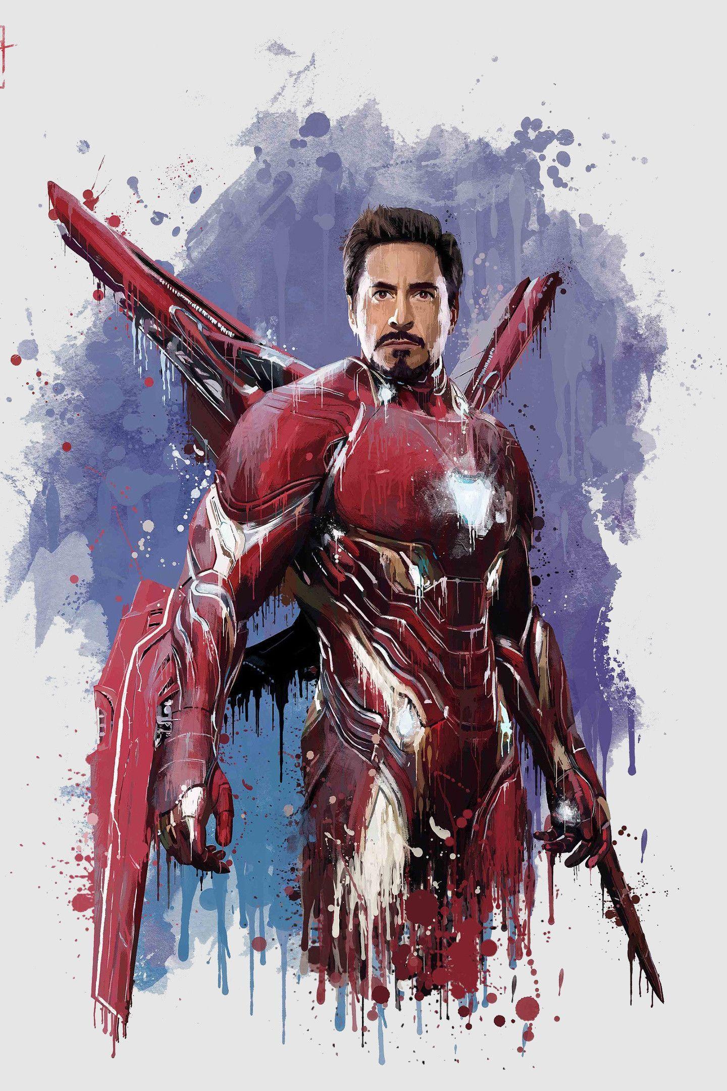 1440x2160 Iron Man Snap hình nền