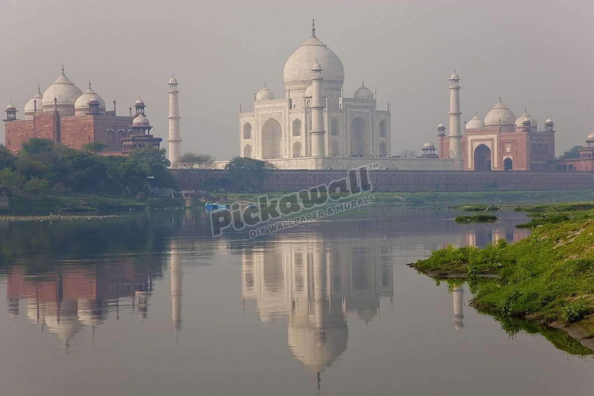 1200x800 Pick your wall Taj Mahal, River Yamuna, Agra, India