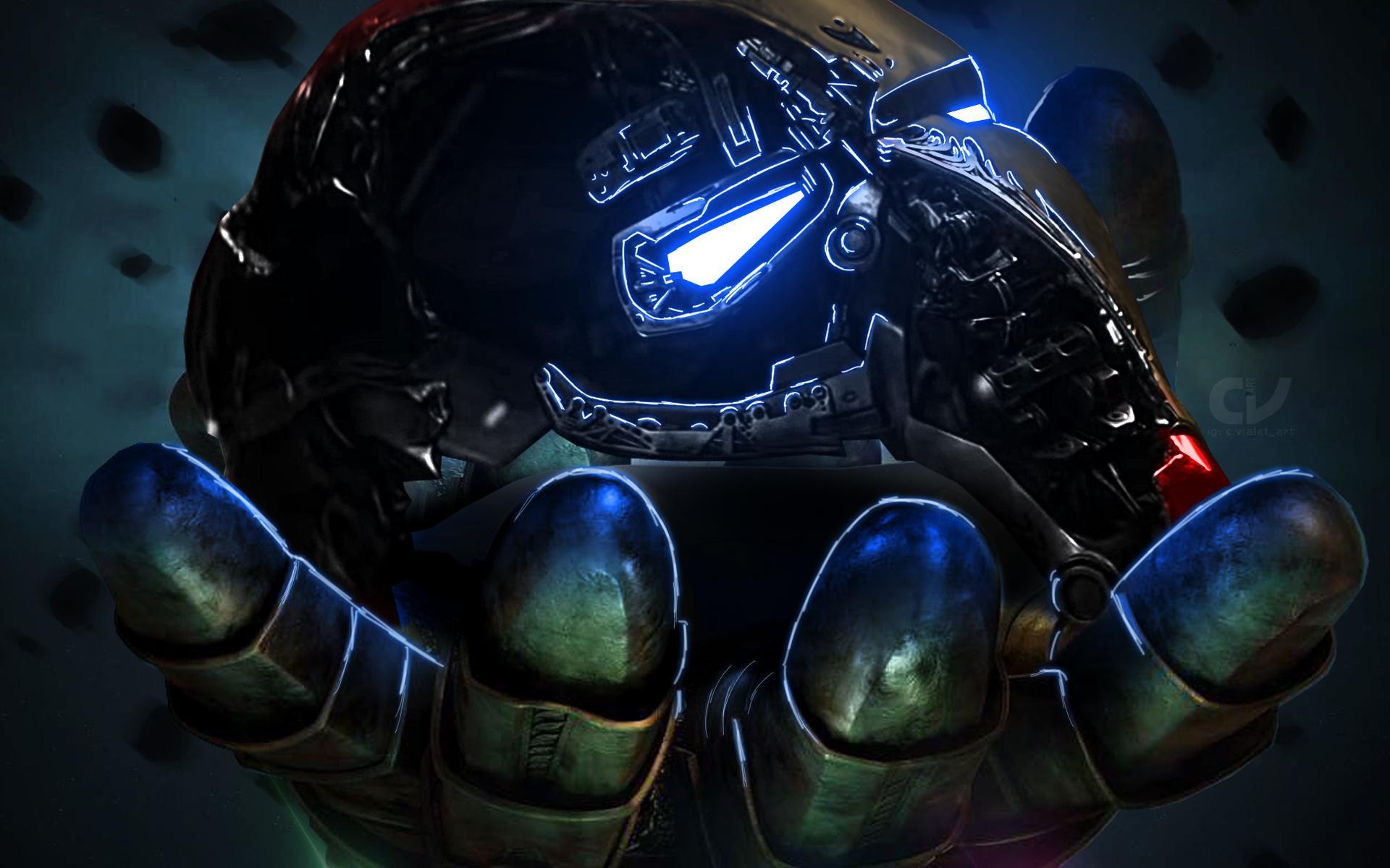 1920x1200 Iron Man With Gauntlet hình nền