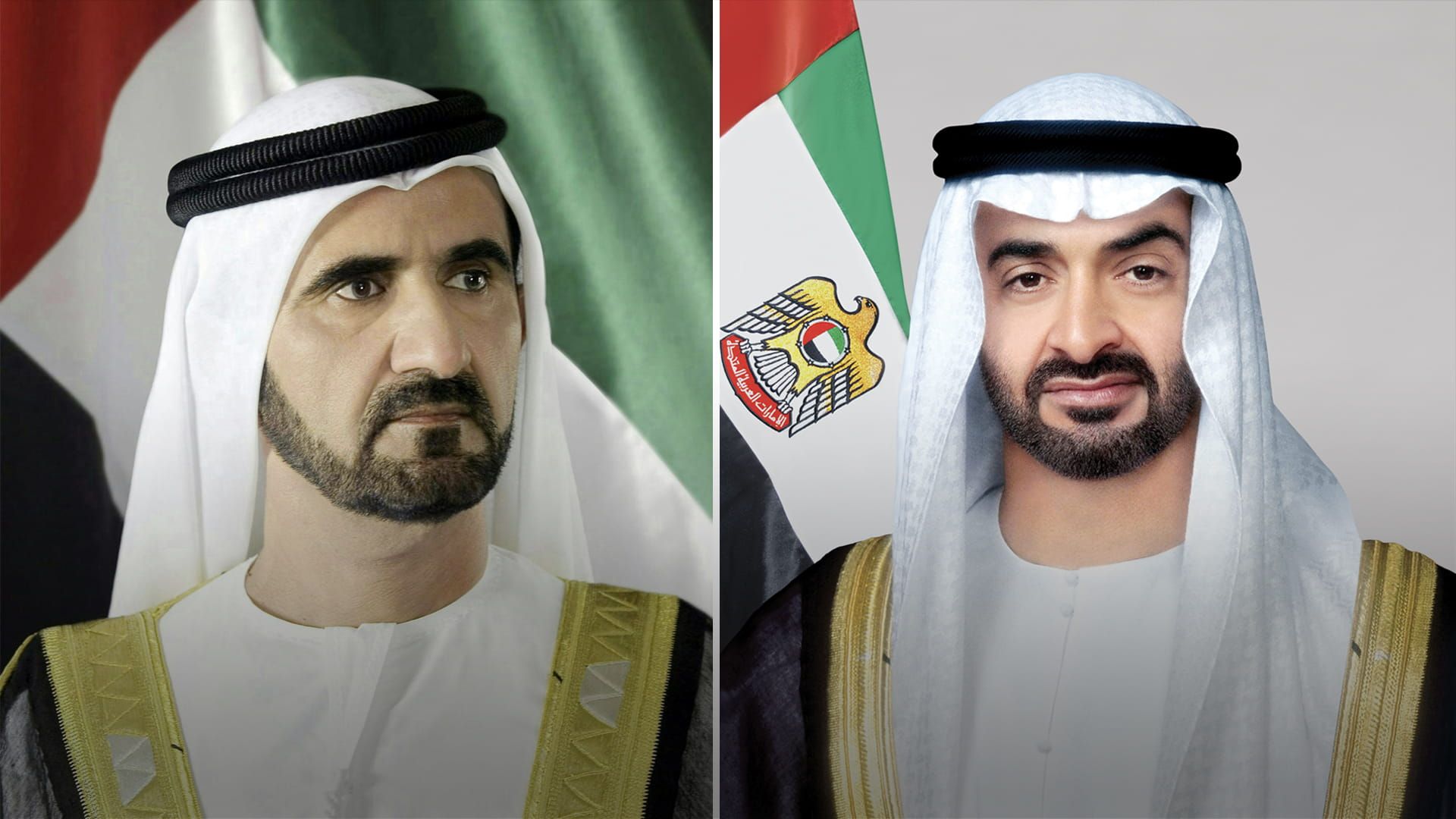 1920x1080 Mohamed bin Zayed receives Mohammed bin Rashid