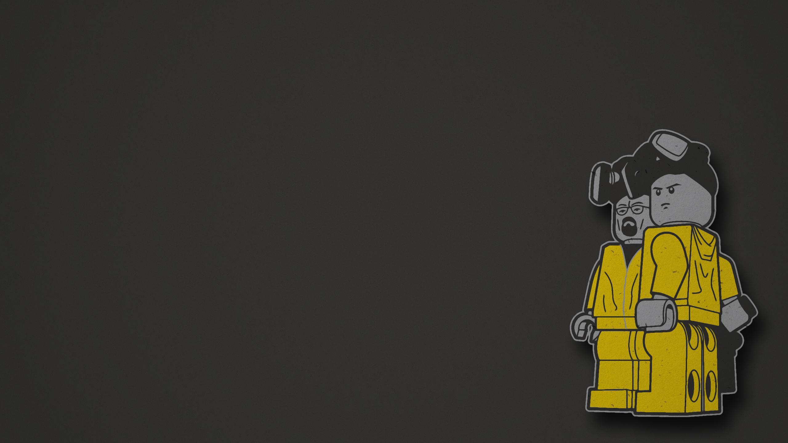 2560x1440 Wallpaper background, men, Breaking Bad, Lego, Walter White, Jesse Pinkman for mobile and desktop, section минимализм, resolution 2560x1440