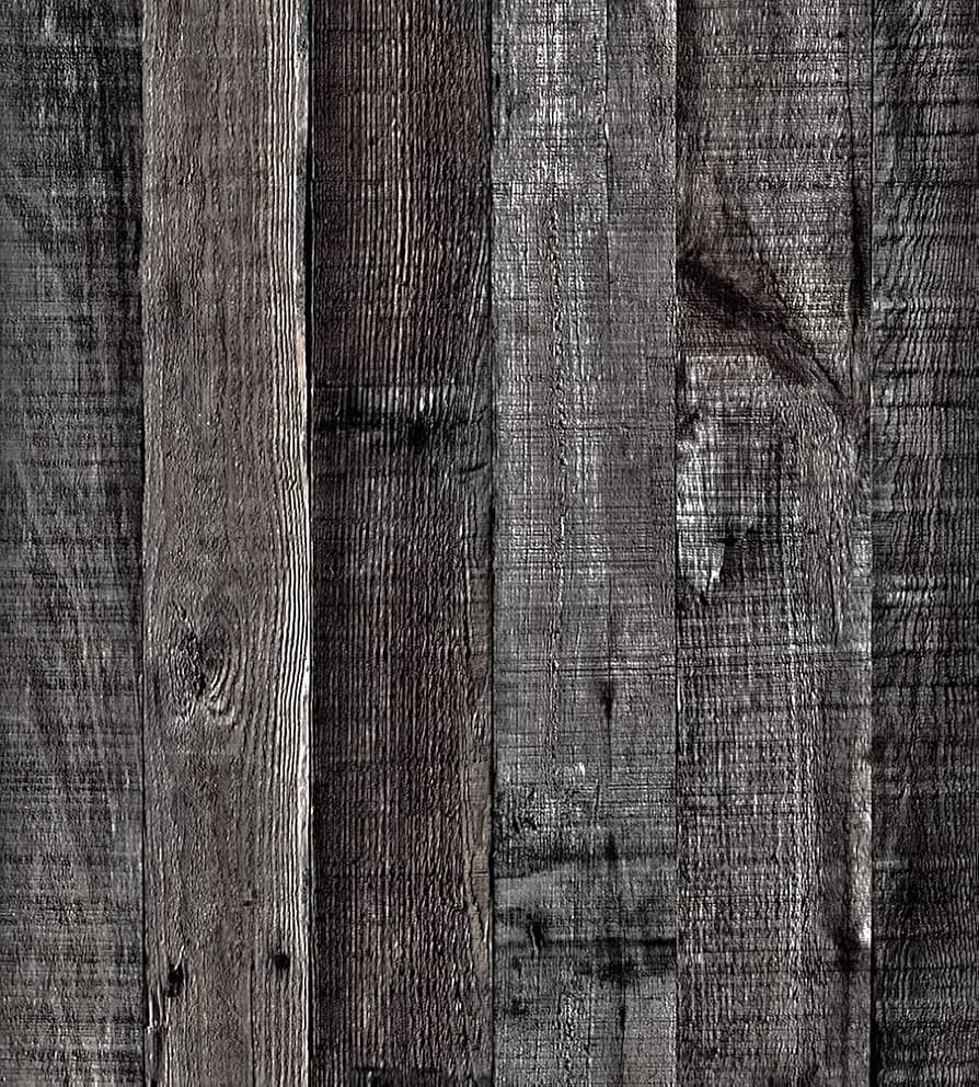 894x992 JZ·HOME Y462A Rustic Wood Plank Peel And Stick Wallpaper 17.7 X 9.8ft Grey/ Black Shiplap Boards Removable Vintage Farmhouse Wood Look Self Adhesive Contact Paper