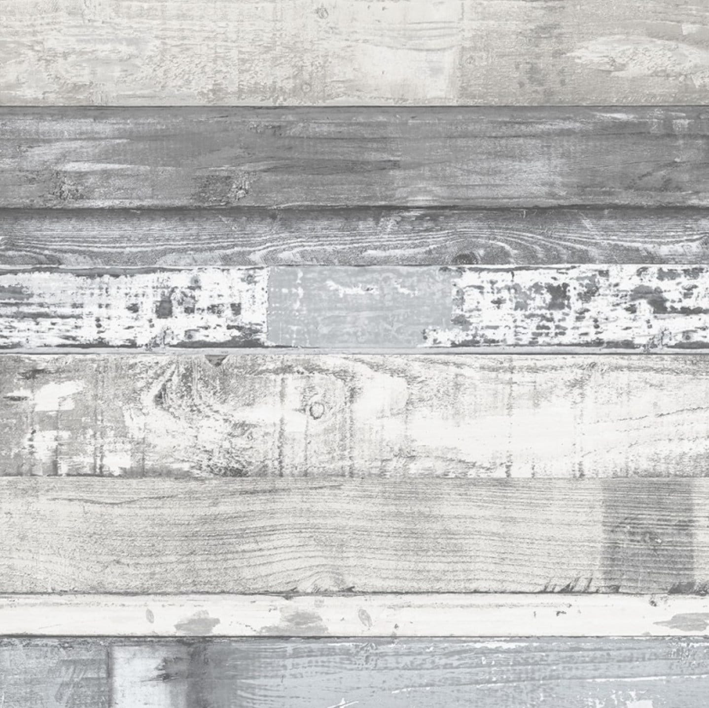 1438x1436 Dark Gray Whitewashed Wood Plank Wallpaper Paint Distressed Shiplap, Rustic old Farmhouse Coastal Cottage Sample FH37554so