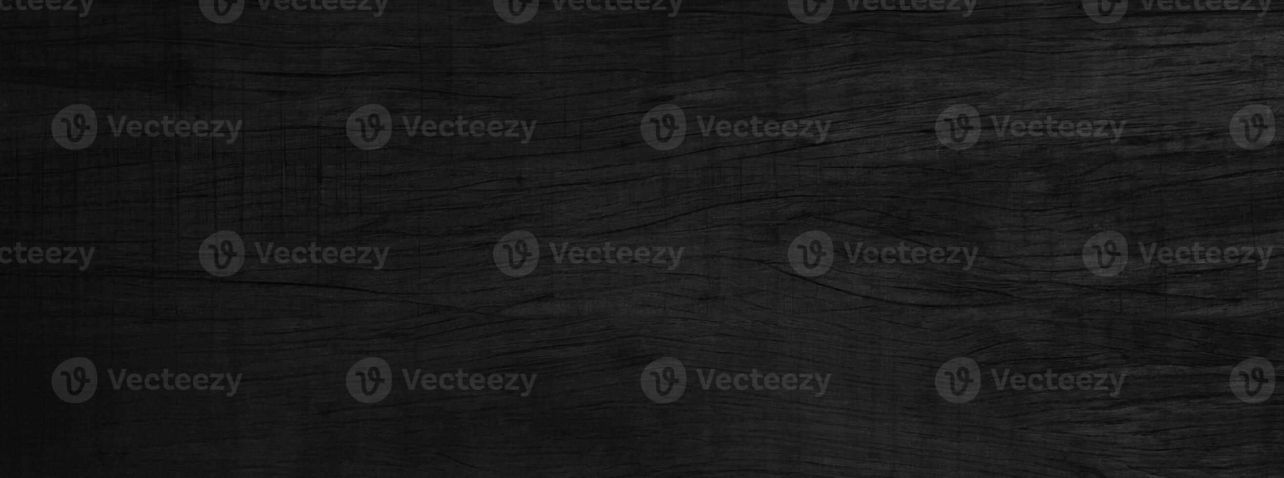 2629x980 Minimalist Dark Wood Setting on Black Background, Versatile for Tabletop, Floor, Wall, or Wallpaper