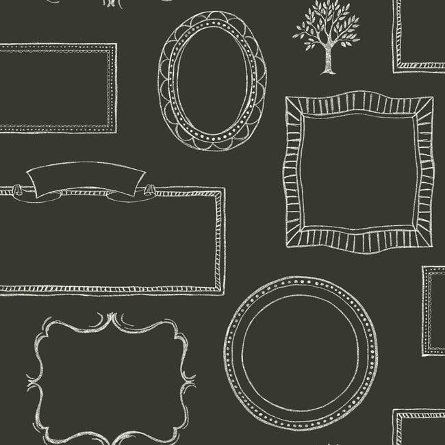 650x650 York Wallcoverings Lg1366 Rustic Living Chalkboard Frames Wallpaper