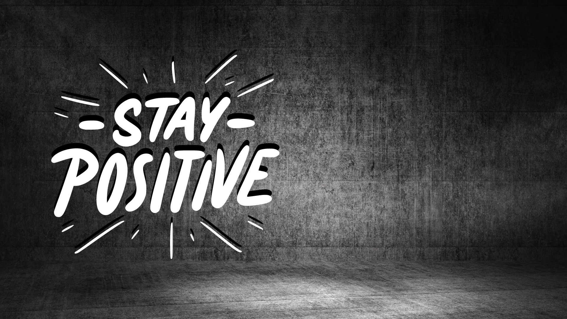 1920x1080 Stay Positive Inspirational Quote HD Motivational Wallpaper