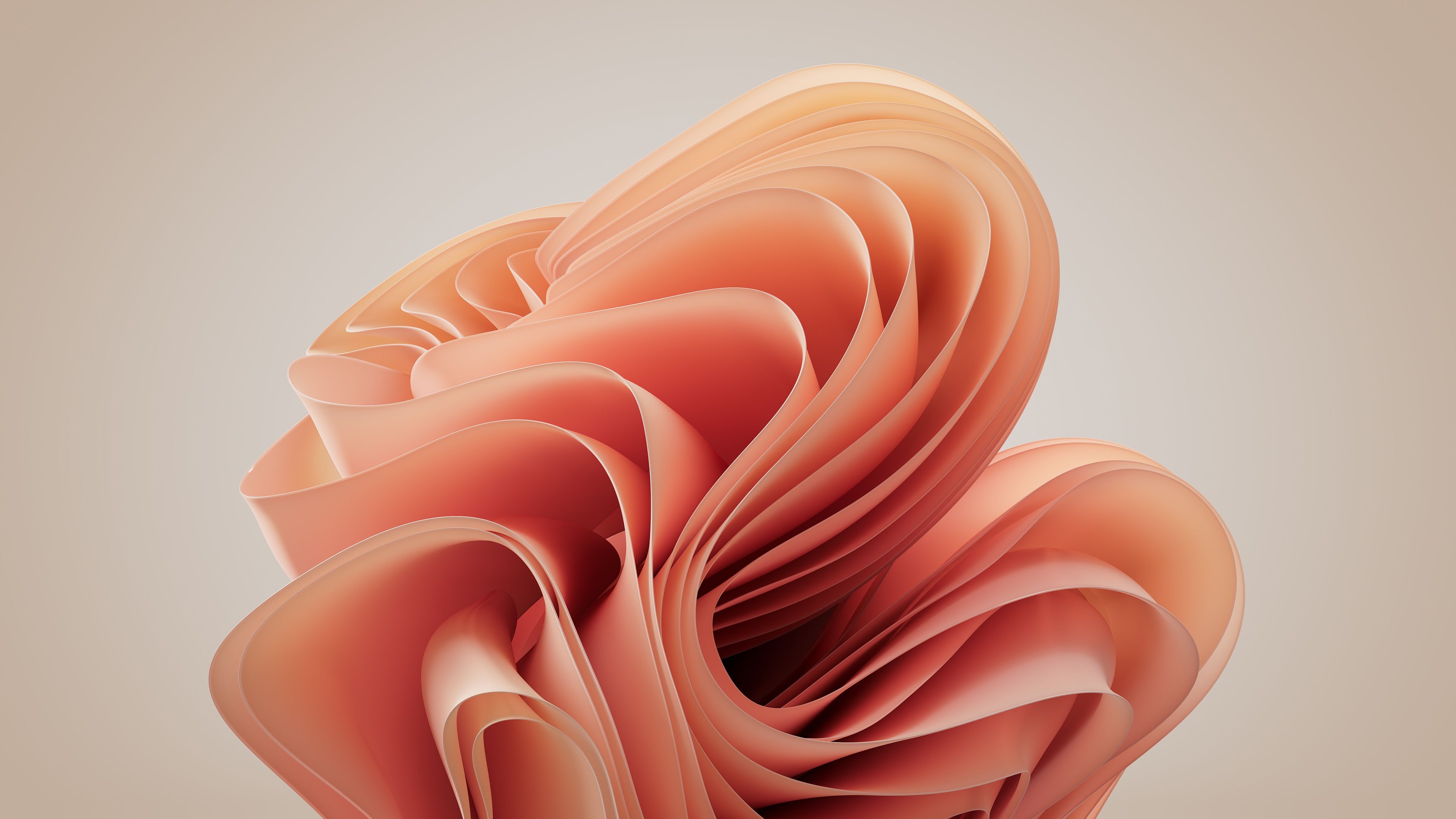 3840x2160 Surface Lap Wallpaper 4K, Pastel orange, Stock