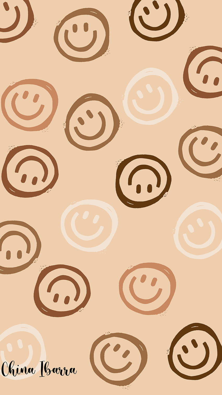 850x1511 Aesthetic happy face HD phone wallpaper
