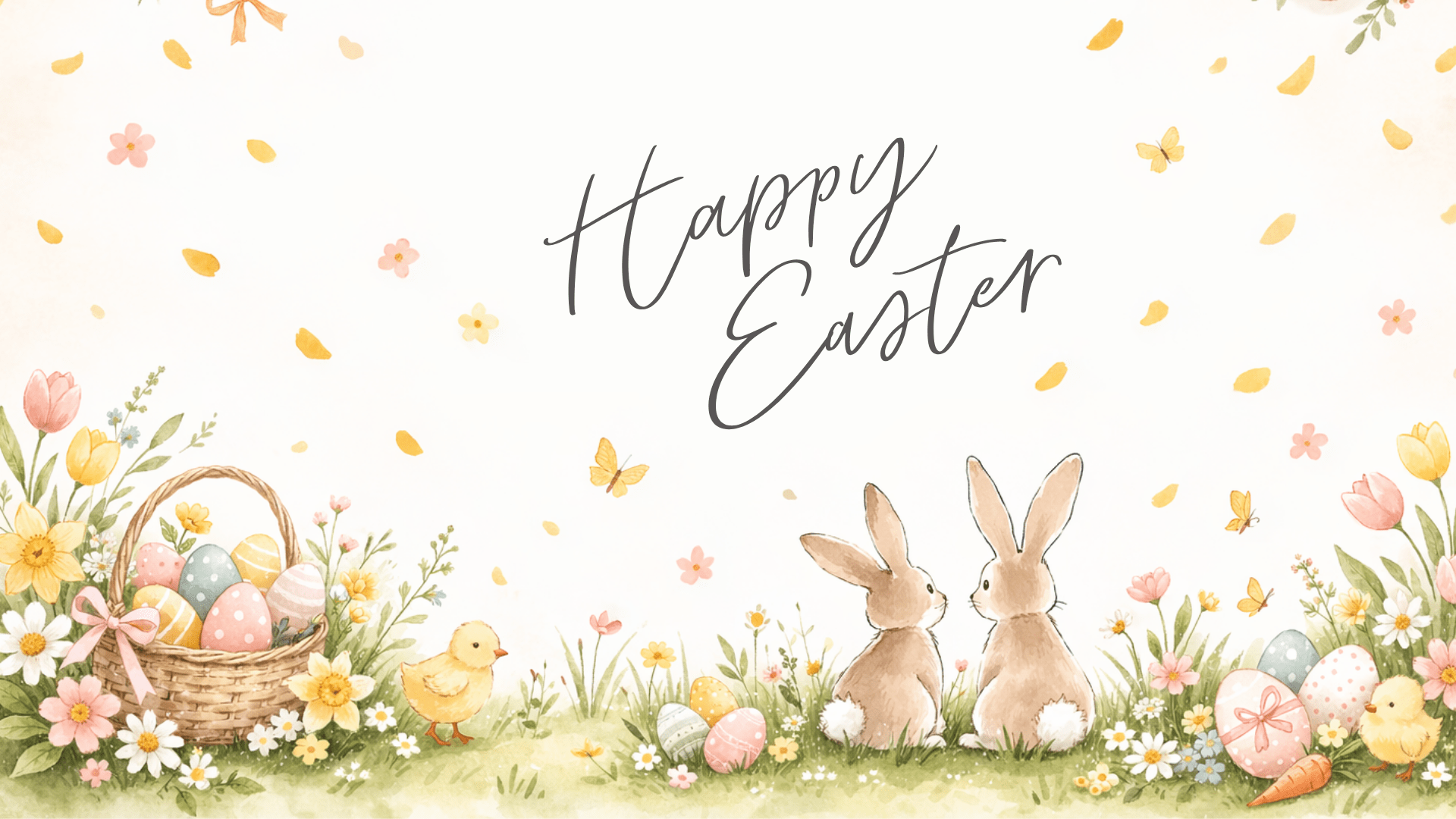 1920x1080 Free Easter Desktop Wallpaper (Cute, Aesthetic & Spring Inspired)