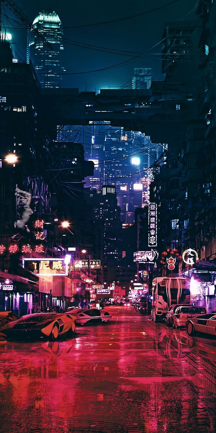 736x1472 Cyberpunk Wallpaper 4K Phone Ideas. City wallpaper, Futuristic city, Aesthetic wallpaper
