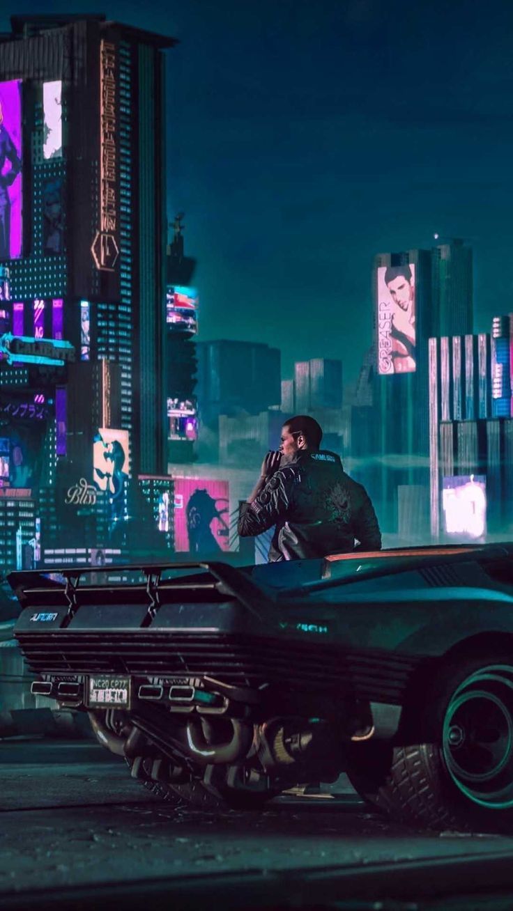 736x1308 Cyberpunk Wallpaper