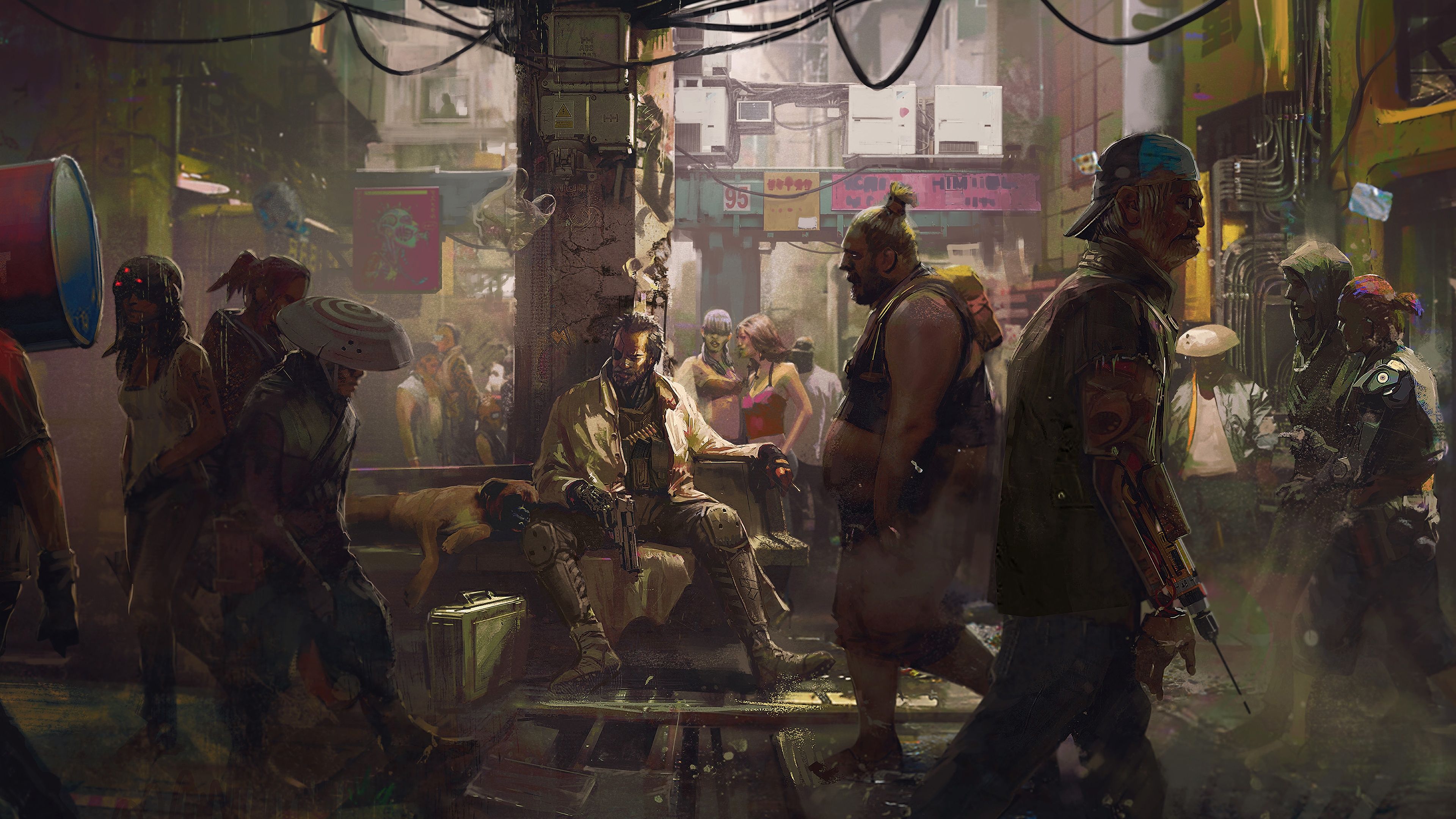 3840x2160 Cyberpunk 2077 Art 4K Wallpaper HD