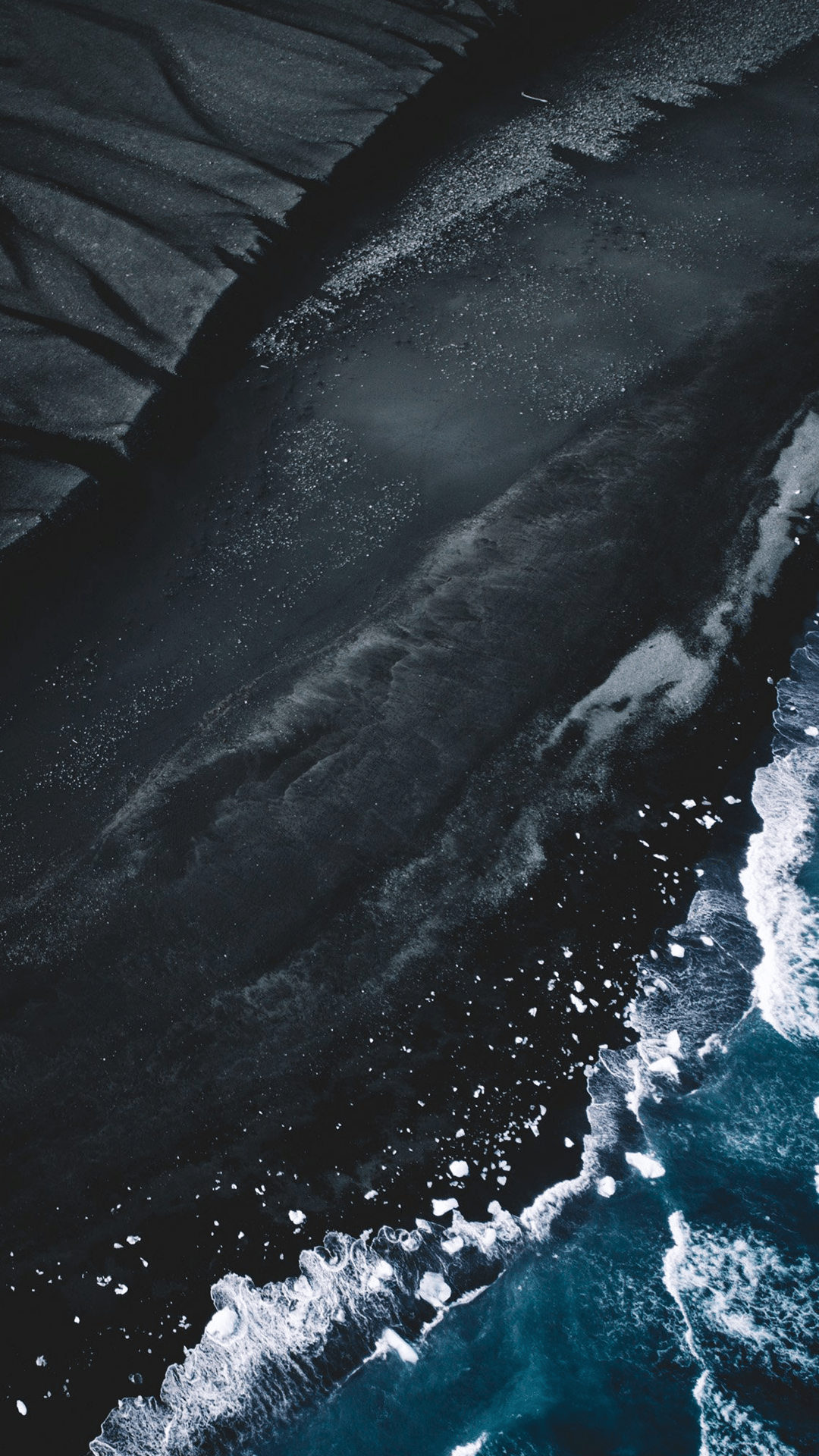 1080x1920 Black Sand Wallpaper
