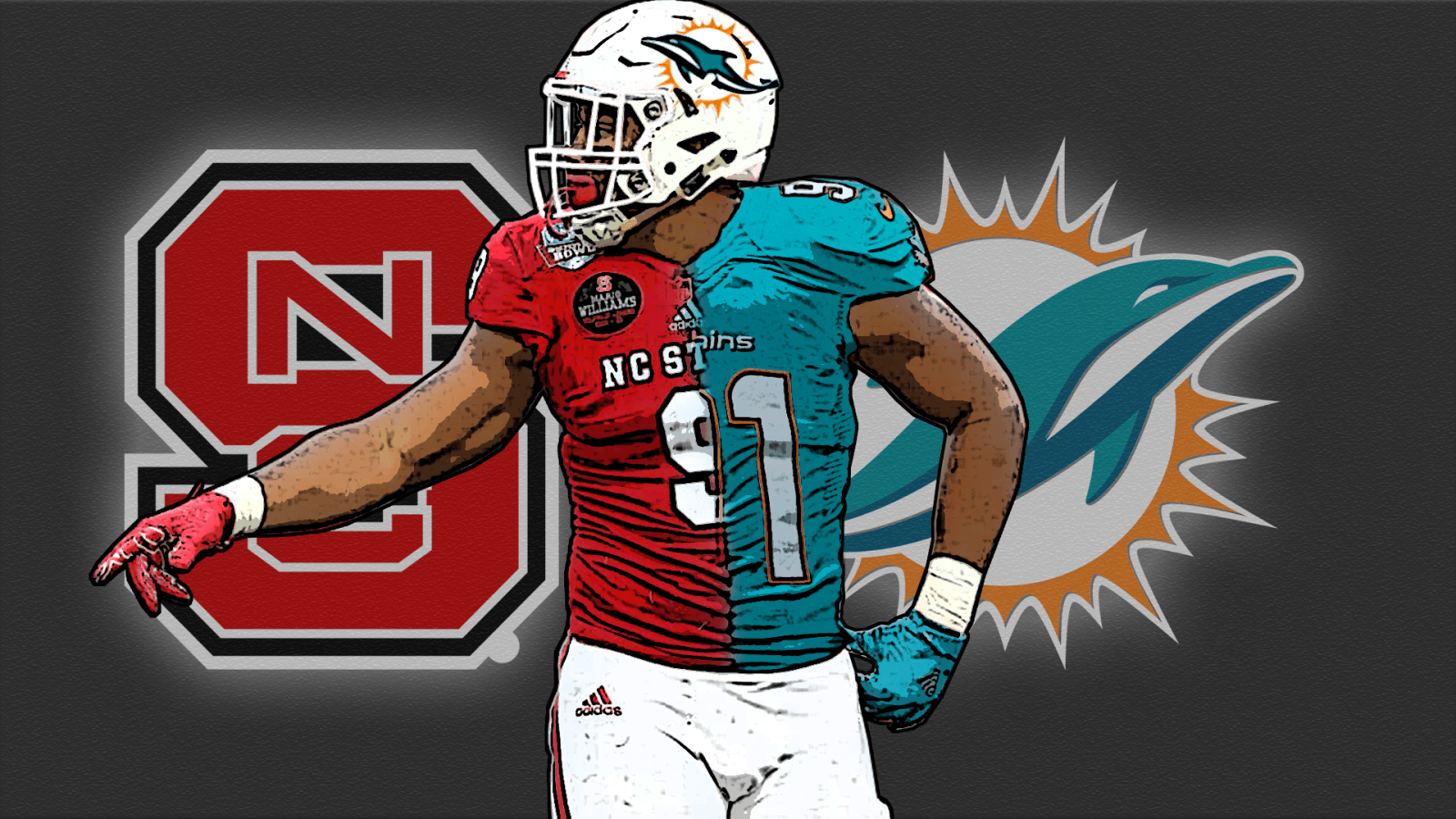 1600x900 Bradley Chubb Wallpaper
