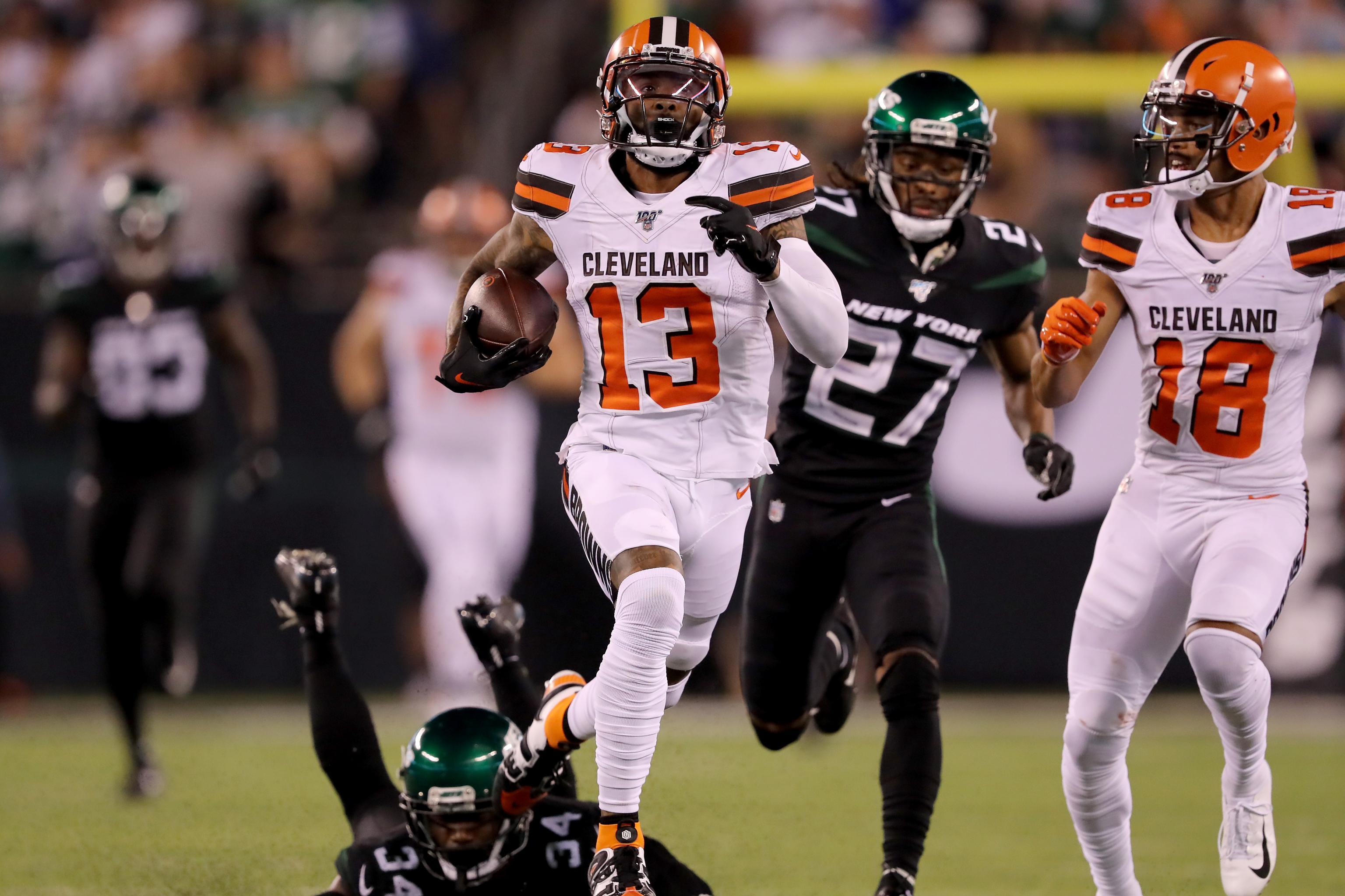 3072x2048 Odell Beckham Jr. Shines in Prime Time as Baker Mayfield, Browns