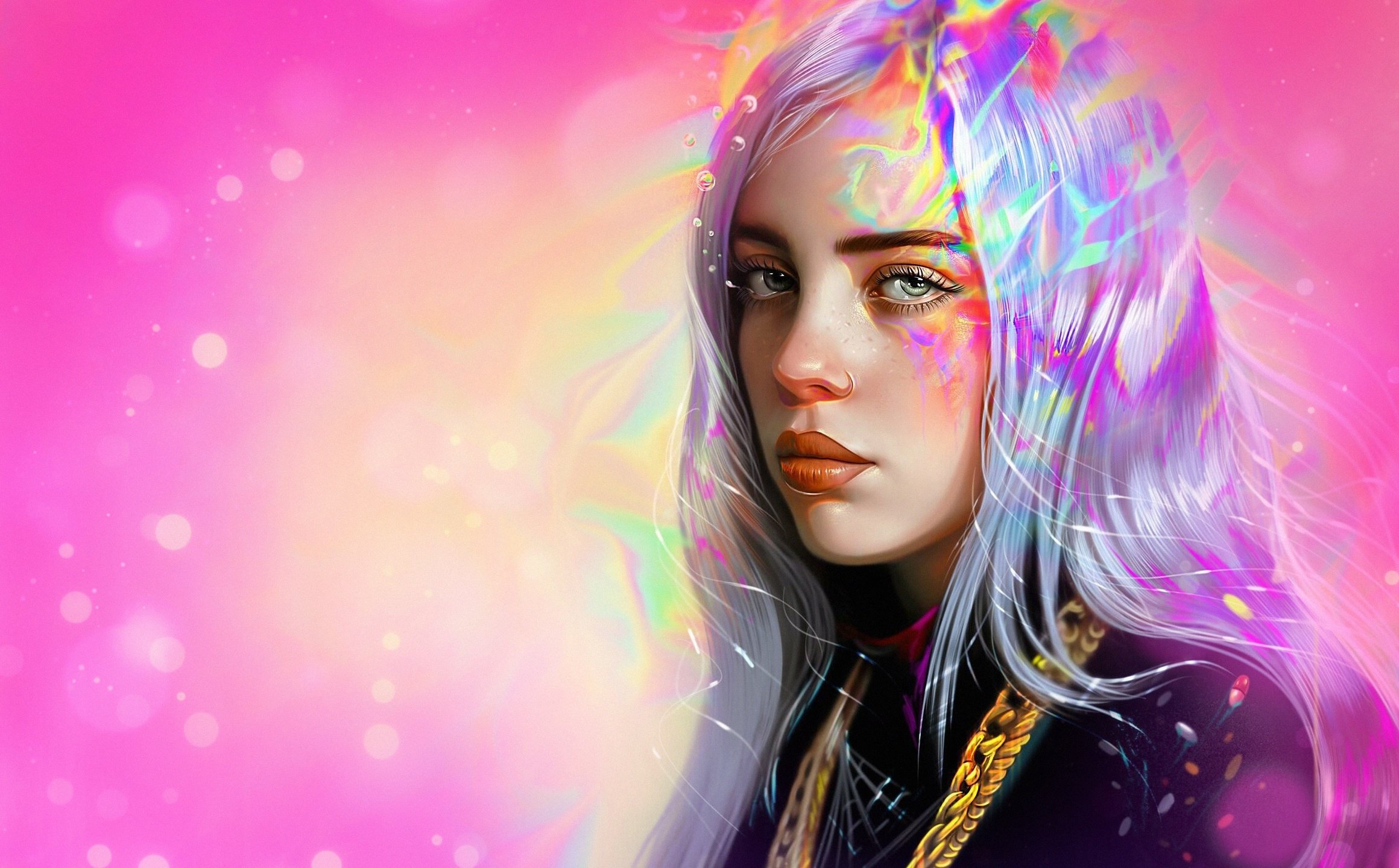 2320x1440 Billie Eilish Artwork Wallpaper, HD Artist 4K Wallpaper, Image and Background