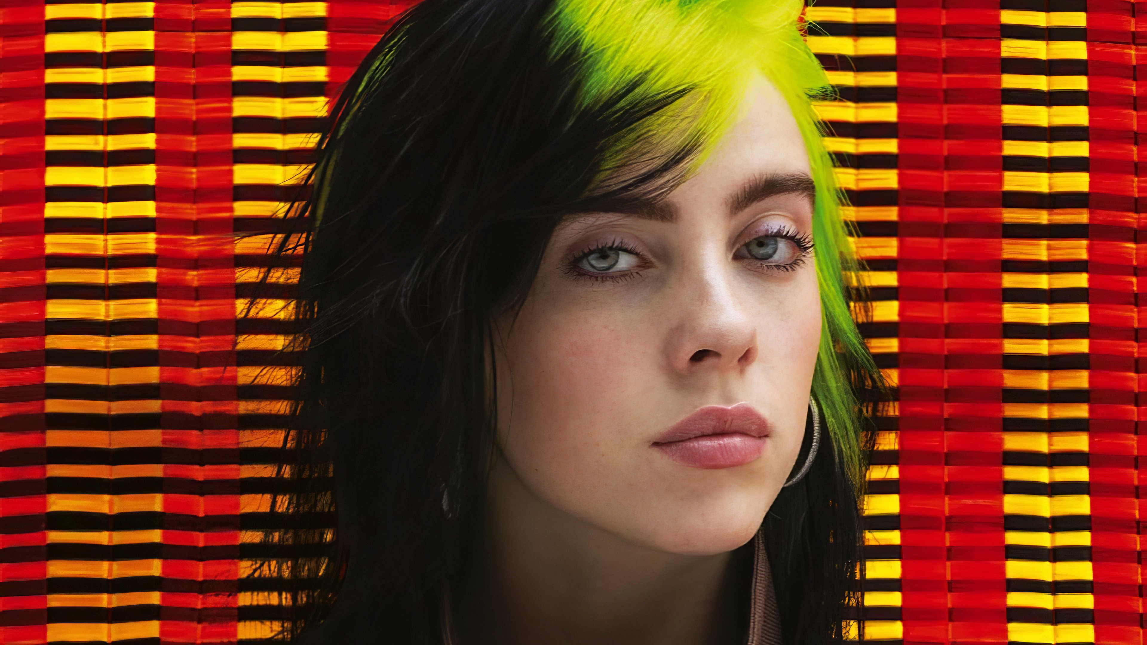3840x2160 Desktop wallpaper: Billie Eilish, English, Music, Singer 4K free download for PC. 978236