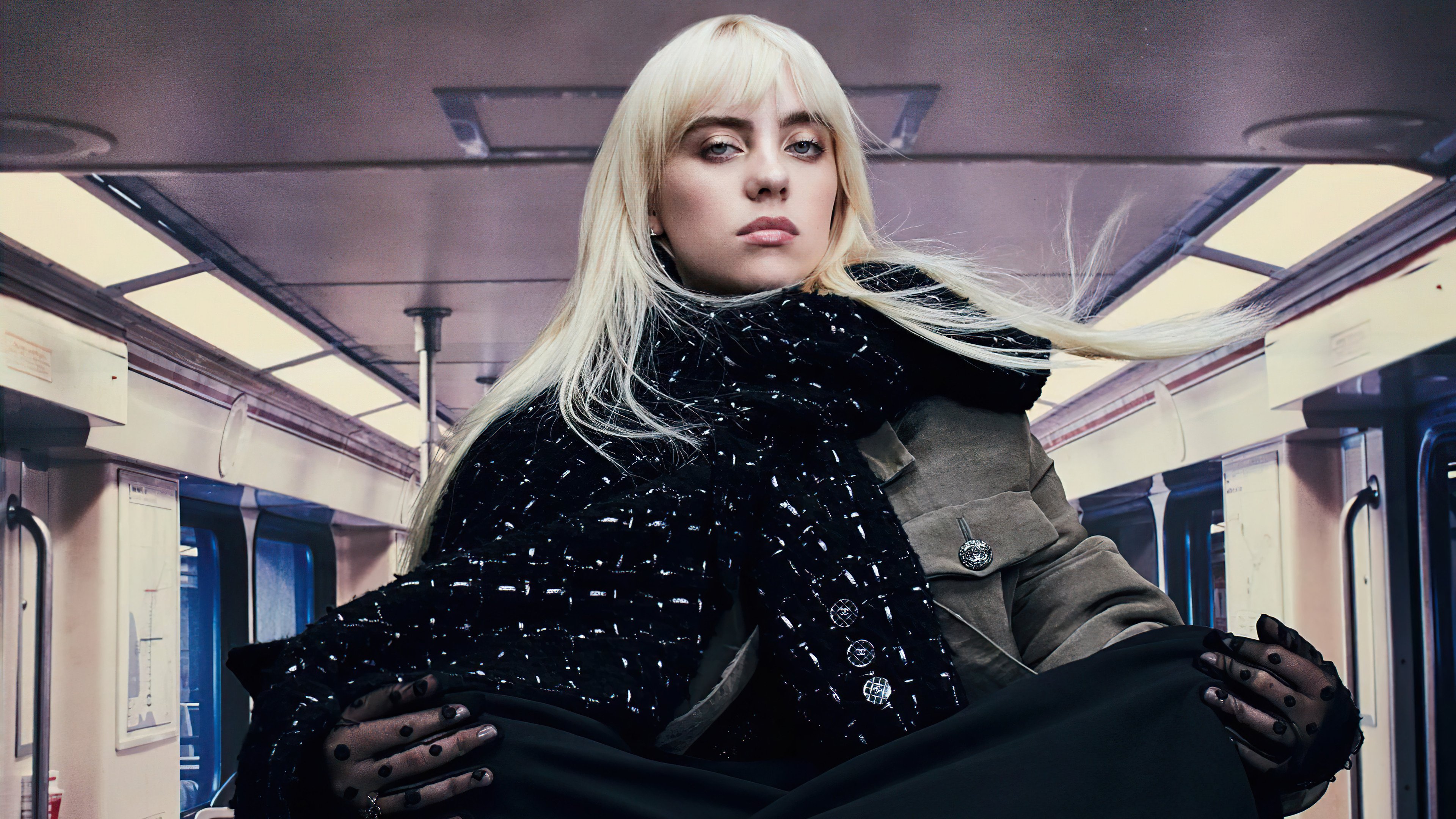 3840x2160 Billie Eilish Vogue Wallpaper 4K PC Desktop f