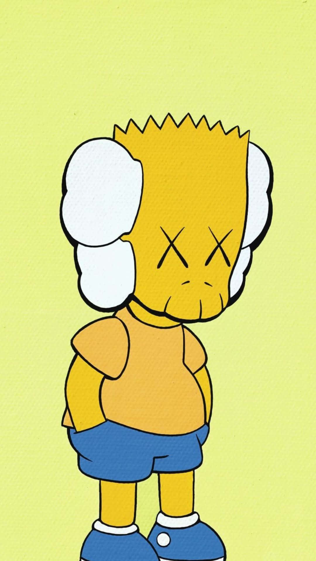 1080x1920 Download Kaws x The Simpsons Artwork Wallpaper