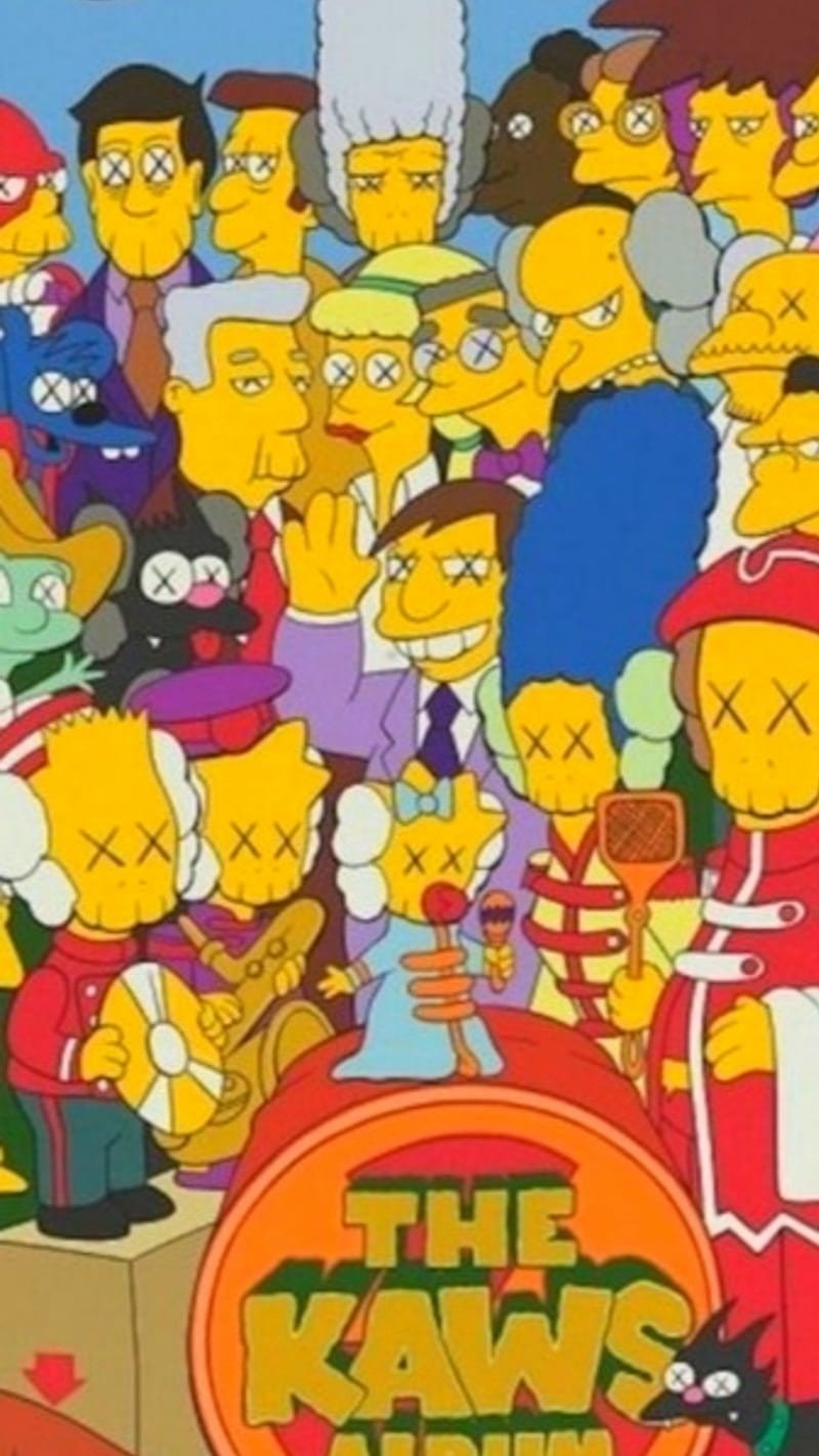 800x1422 Kaws, cartoon, dibujos, HD phone wallpaper
