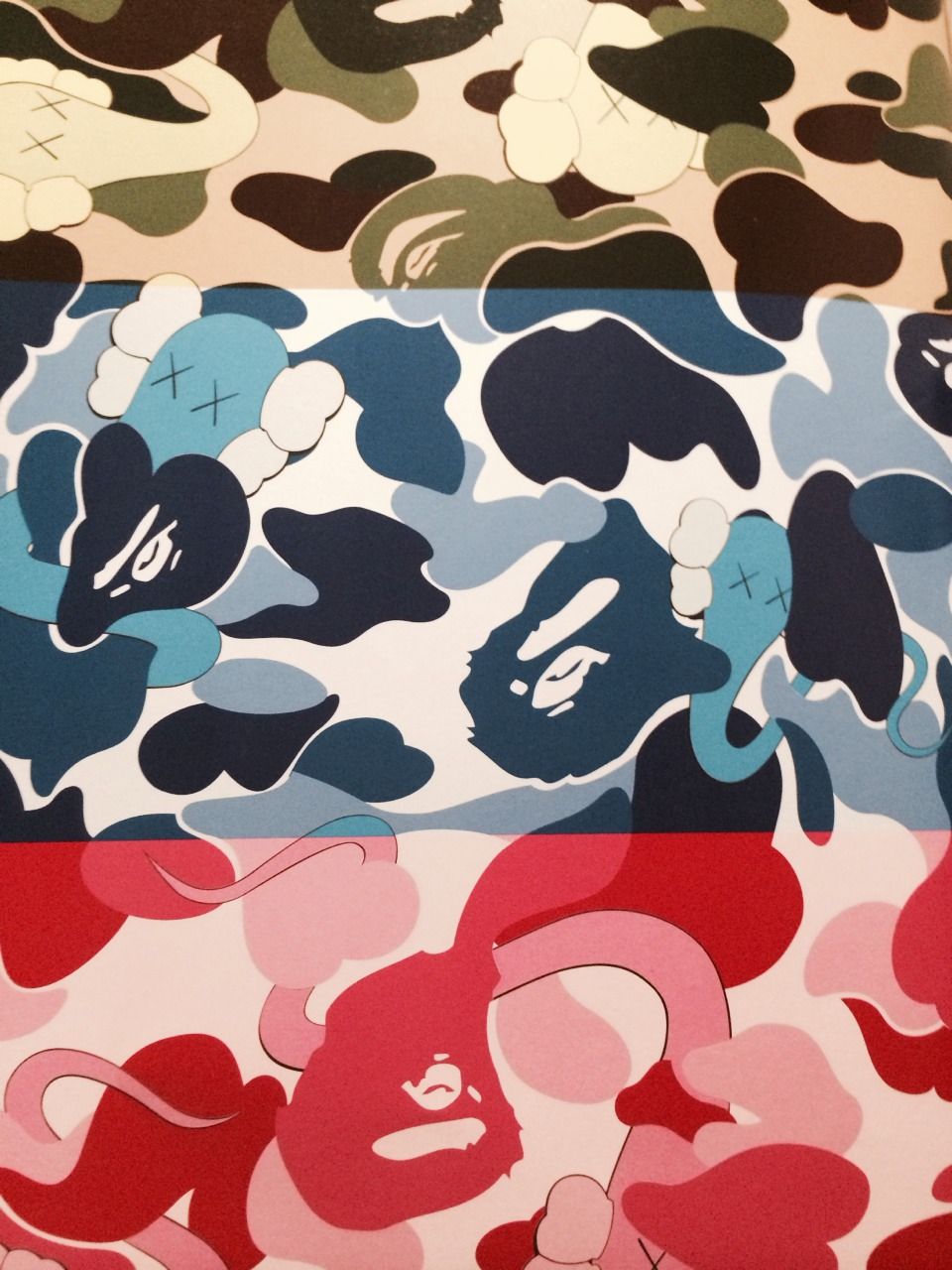 960x1280 Bape Kaws Wallpaper