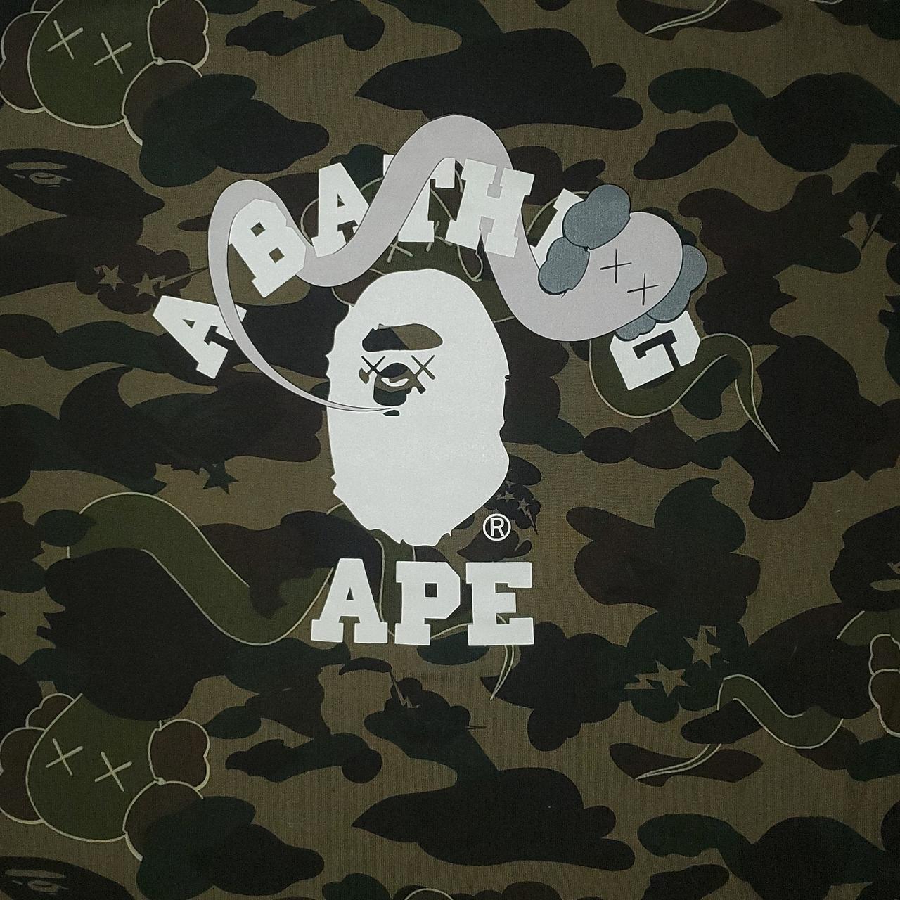 1280x1280 Bape Kaws 1st Camo Bendy shirt. College Logo