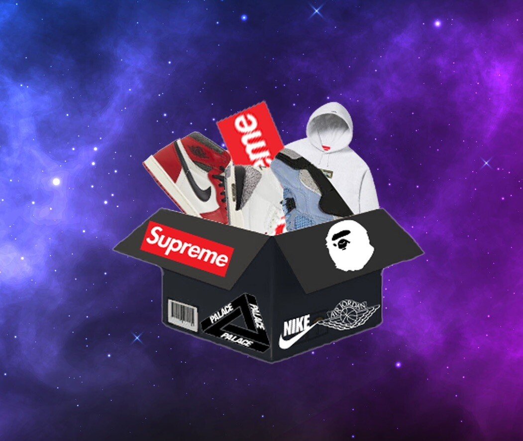 1051x885 Hypebeast Surprise Box Supreme, Bape, Kith, Nike, Jordan, Kaws