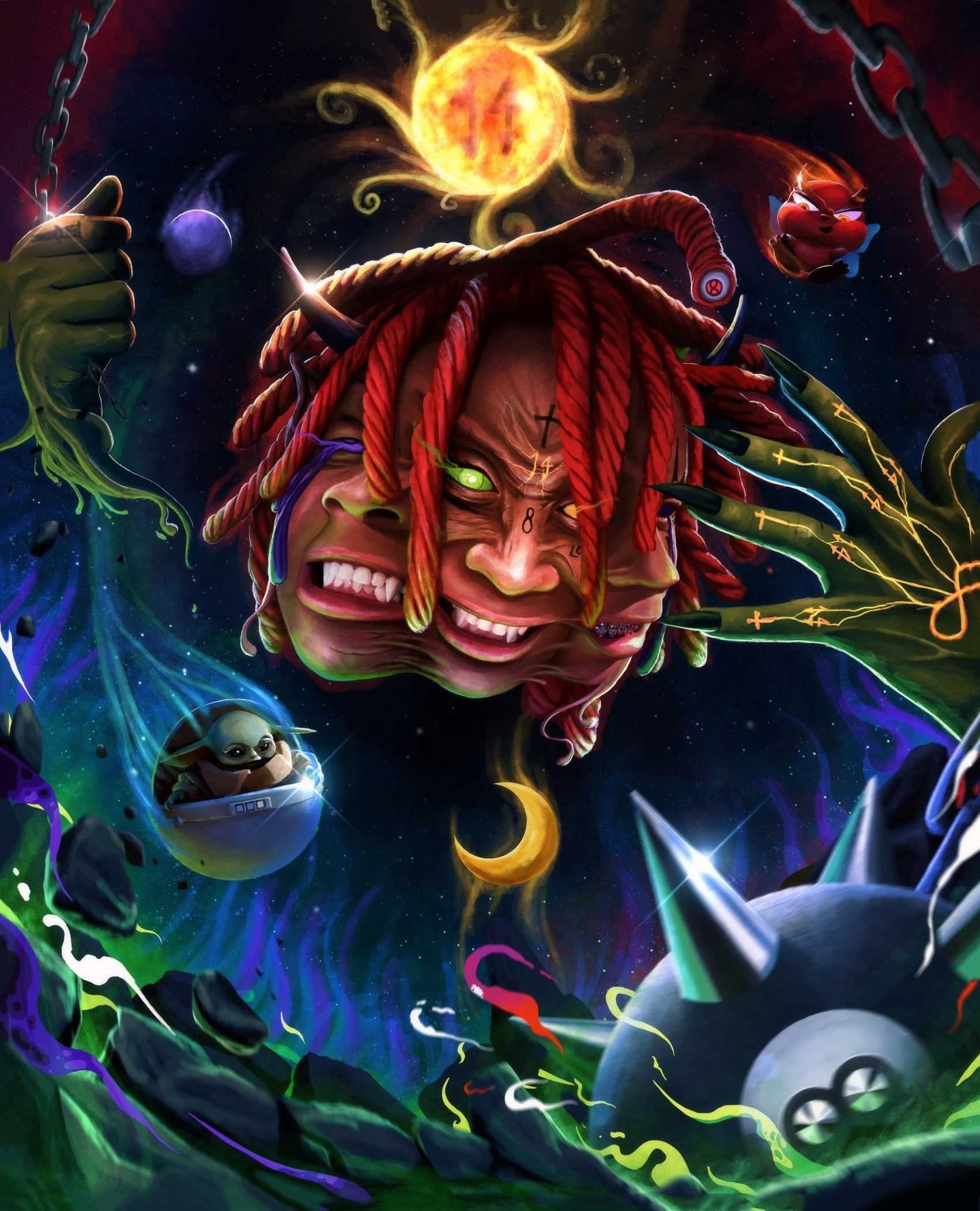 1700x2100 Trippie Redd Wallpaper