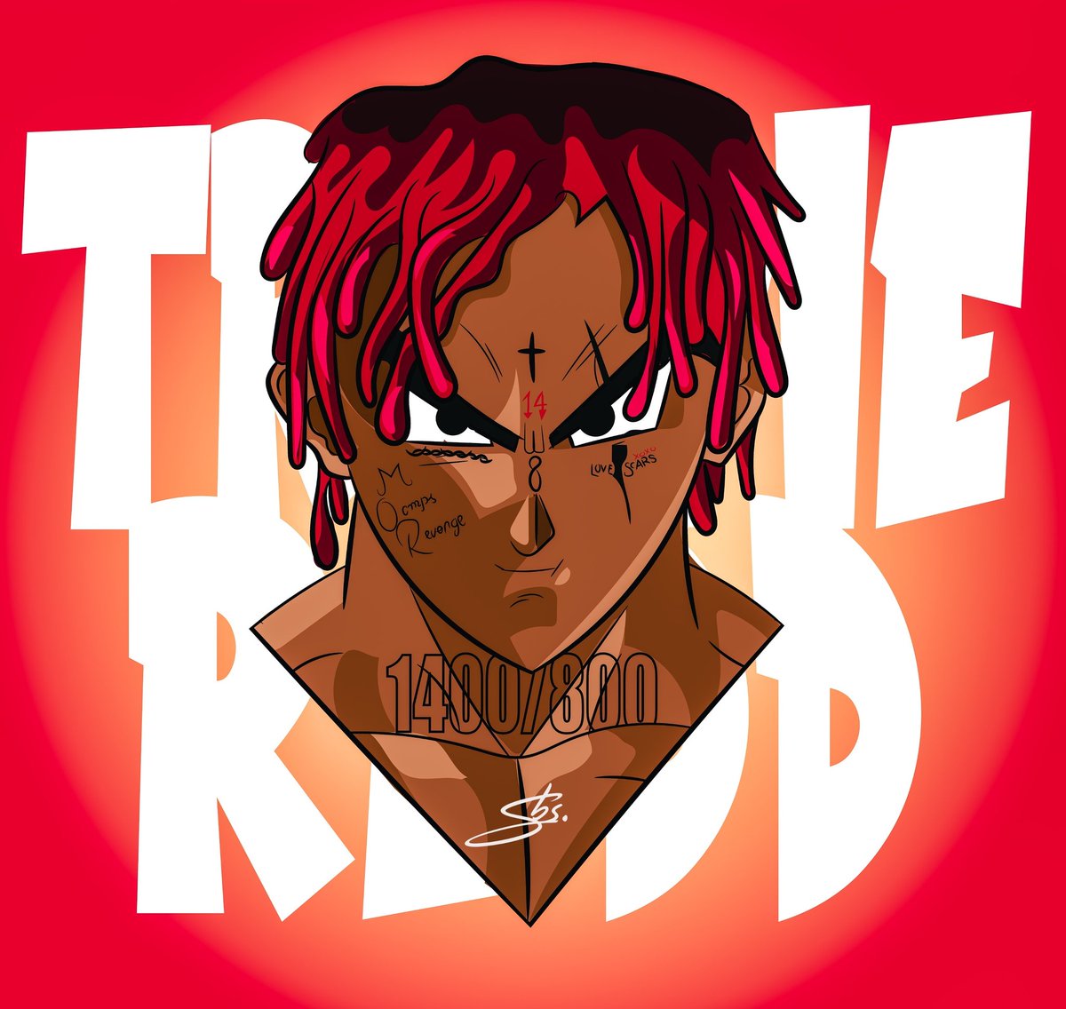 1200x1136 Dragon Ball Z style Trippie Redd #trippieredd #graphicgang #graphicdesignblg #graphicart #logodesinger #brandingmob #brandingdesign #logomark #graphic_art #logotype #graphicdesigner