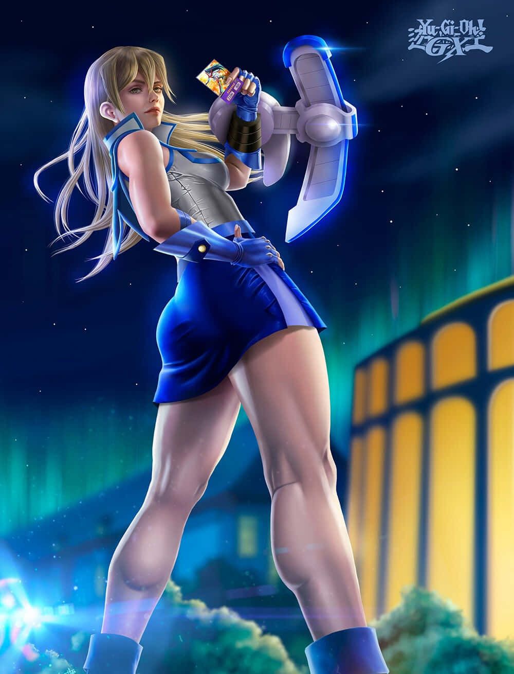 1000x1310 Download Alexis Rhodes Powerful Duelist Wallpaper
