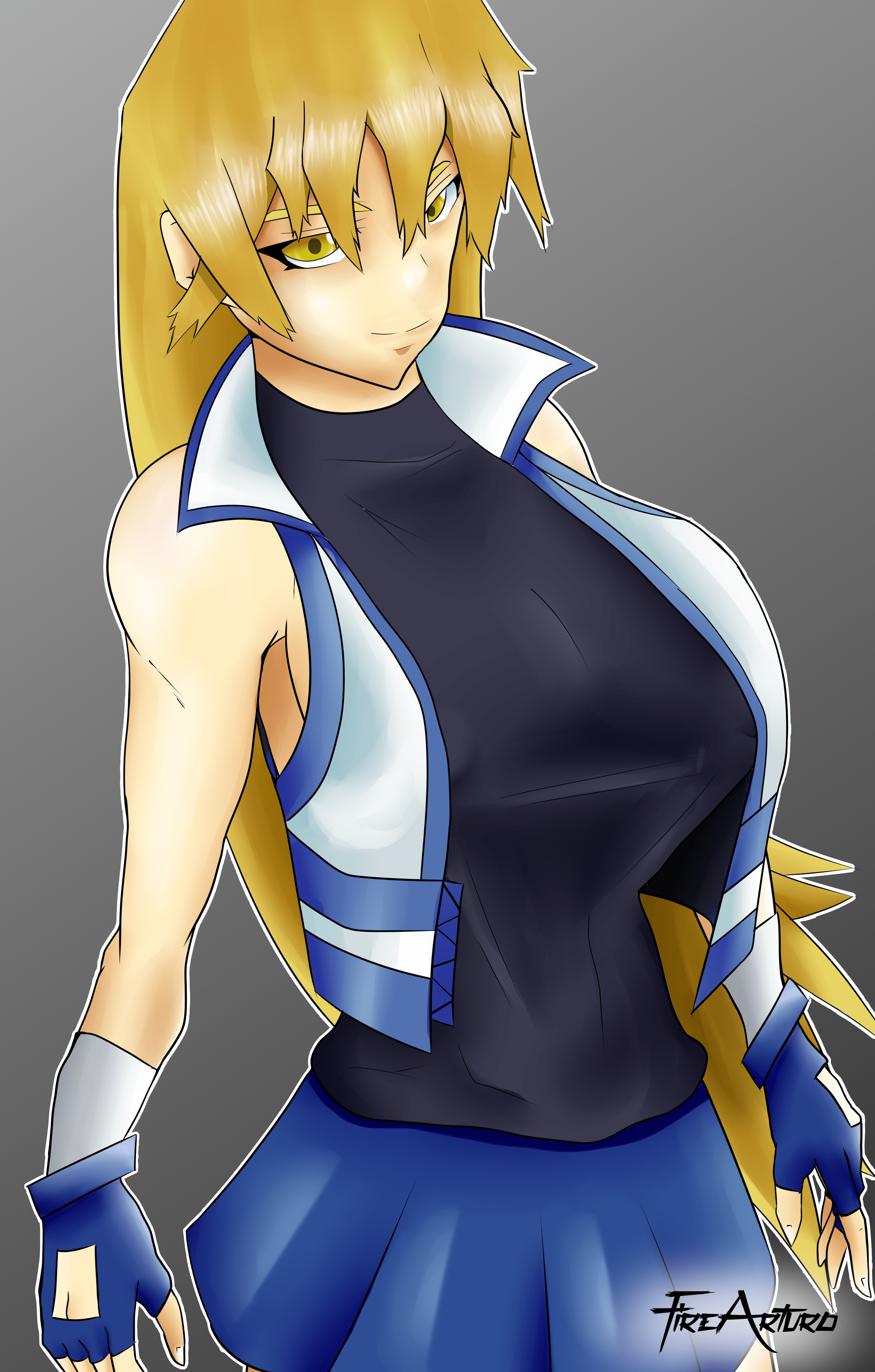 2821x4421 天上院明日香Alexis Rhodes Yu Gi Oh! GX FireArturo ART Street