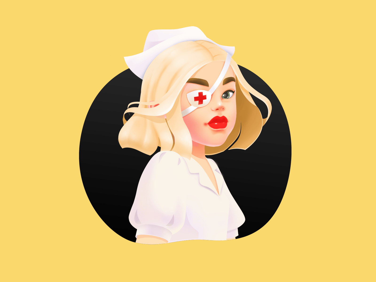 1600x1200 Kill Bill' Nurse by Shakuro Graphics on Dribbble
