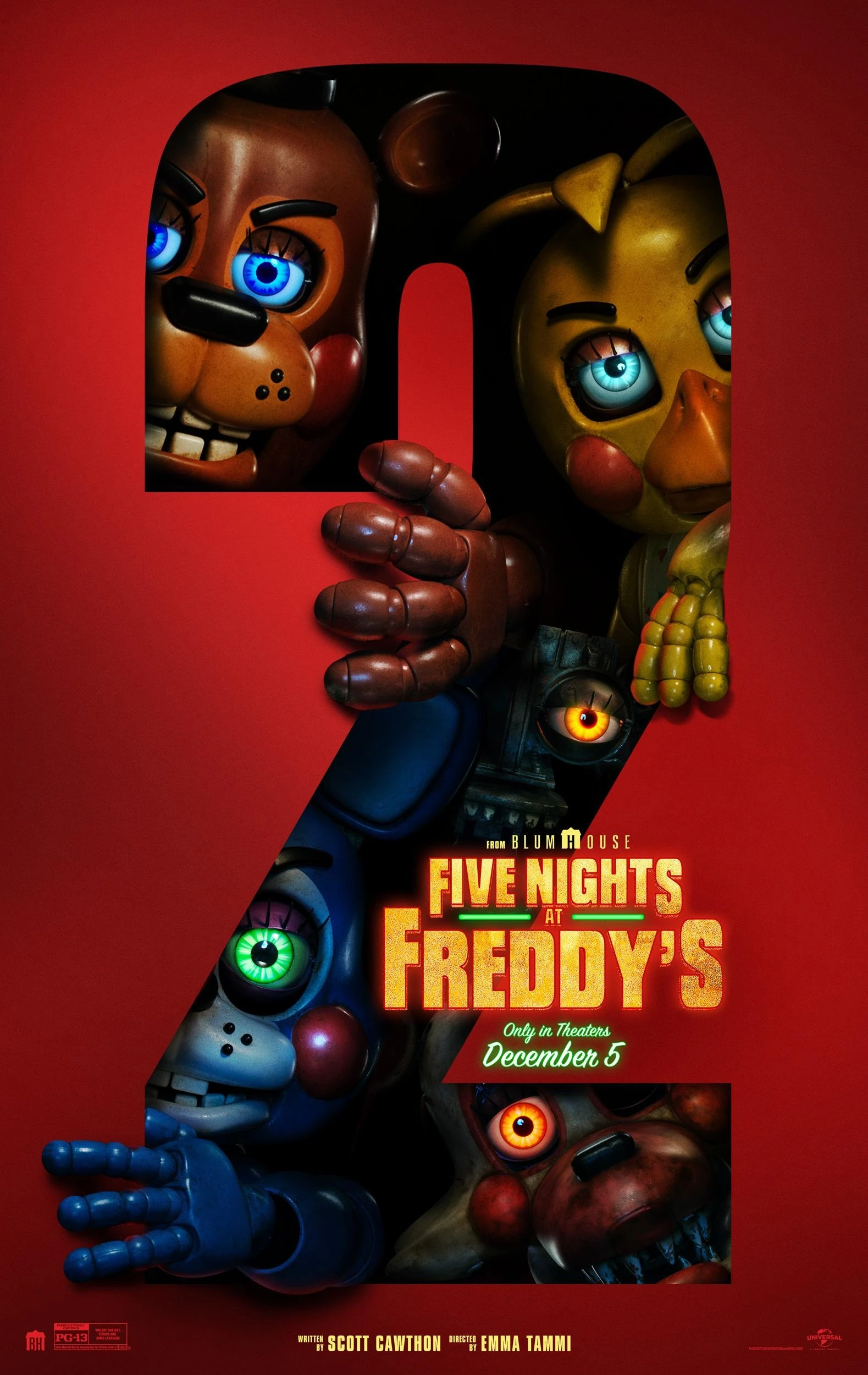 1579x2500 Five Nights at Freddy's 2