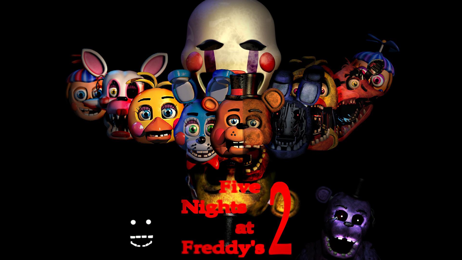 1920x1080 FNaF 2 Backdrop (all things from FNaF official content)