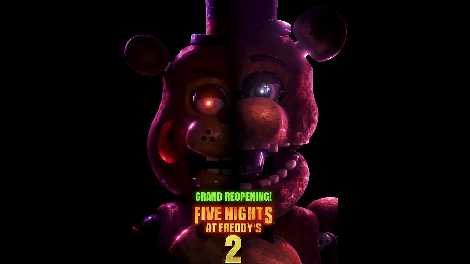 1536x864 Free FNAF Toy Freddy Withered Two Face Desktop Wallpaper